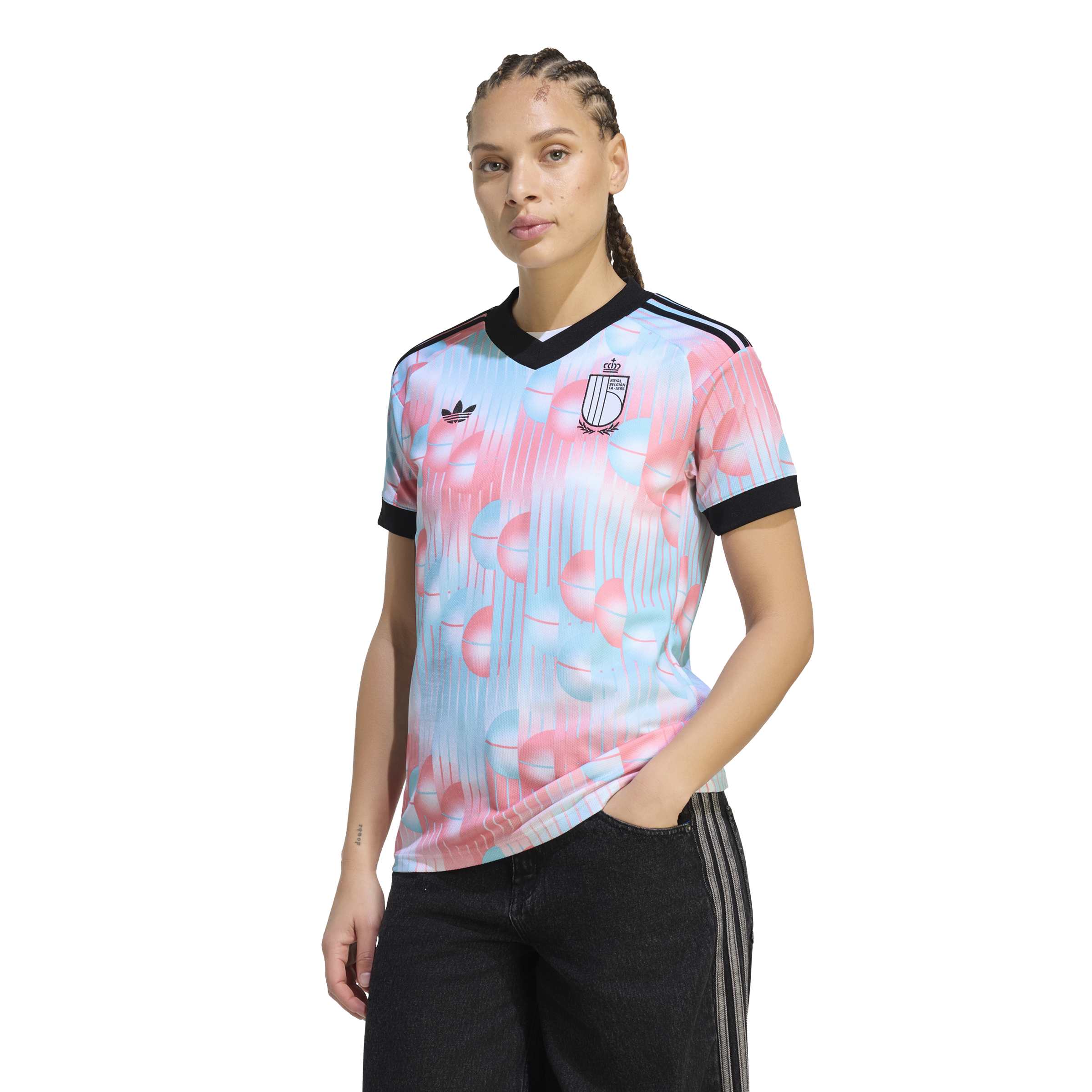 Adidas Belgi&euml; Uitshirt 2026-2028 Dames