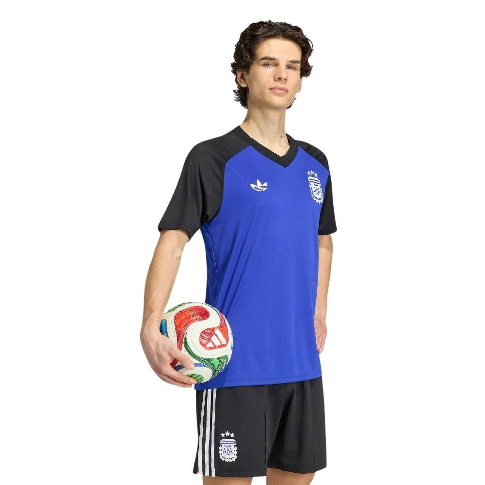 Adidas Argentini&euml; Pre-Match Trainingsshirt 2026-2028 Blauw Zwart Wit