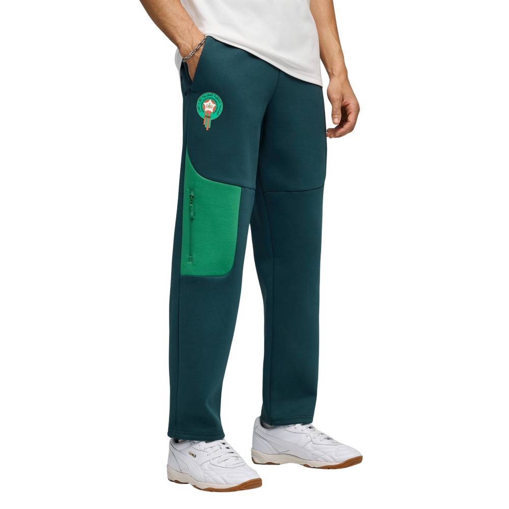 PUMA Marokko tech Trainingsbroek 2026-2028 Donkergroen Groen Goud