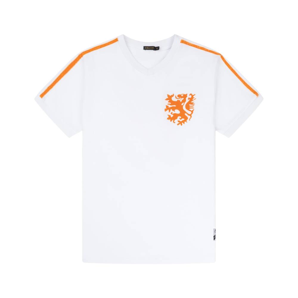 Cruyff World Cup T-Shirt Wit Oranje