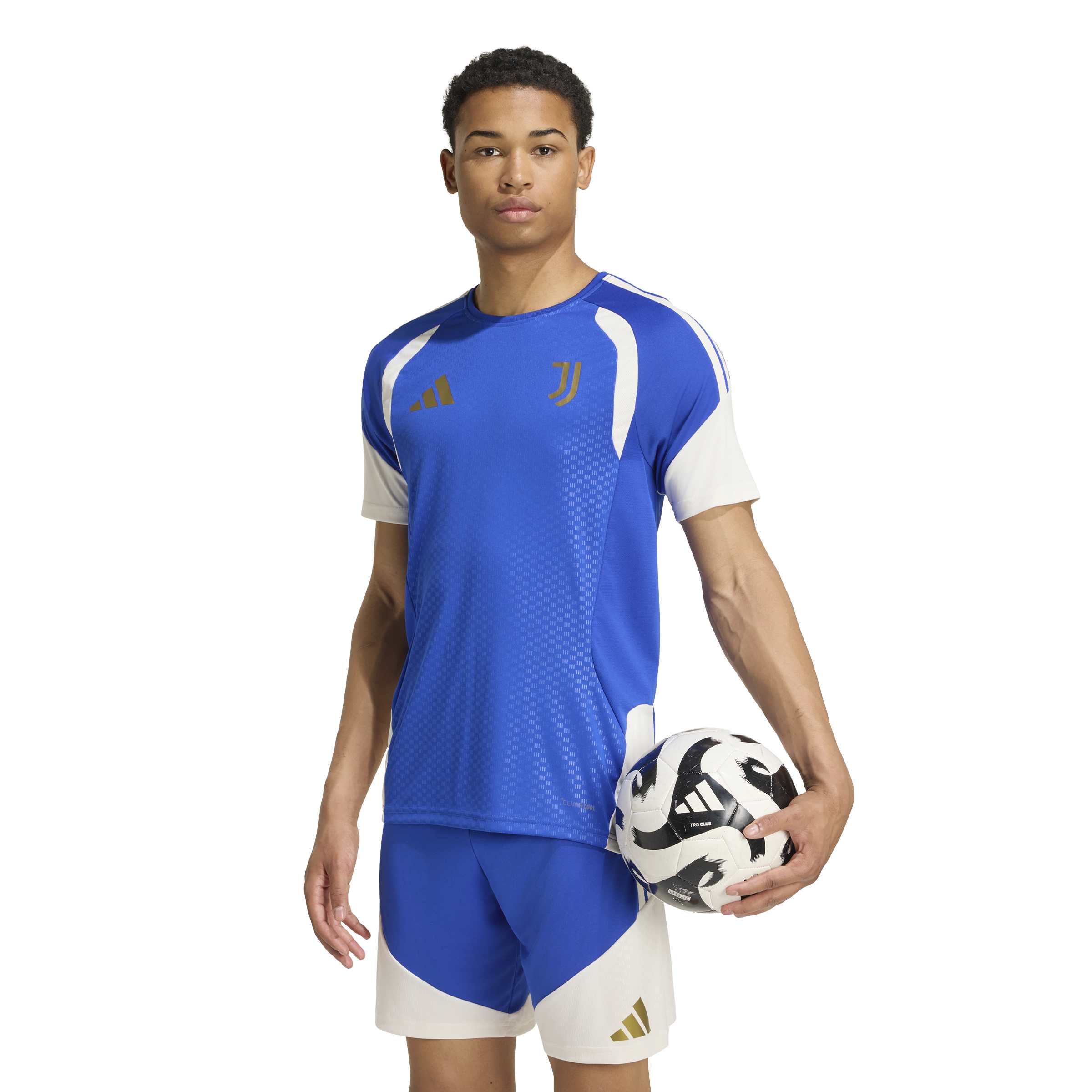 adidas Juventus Trainingsshirt 2026-2027 Blauw Wit Goud