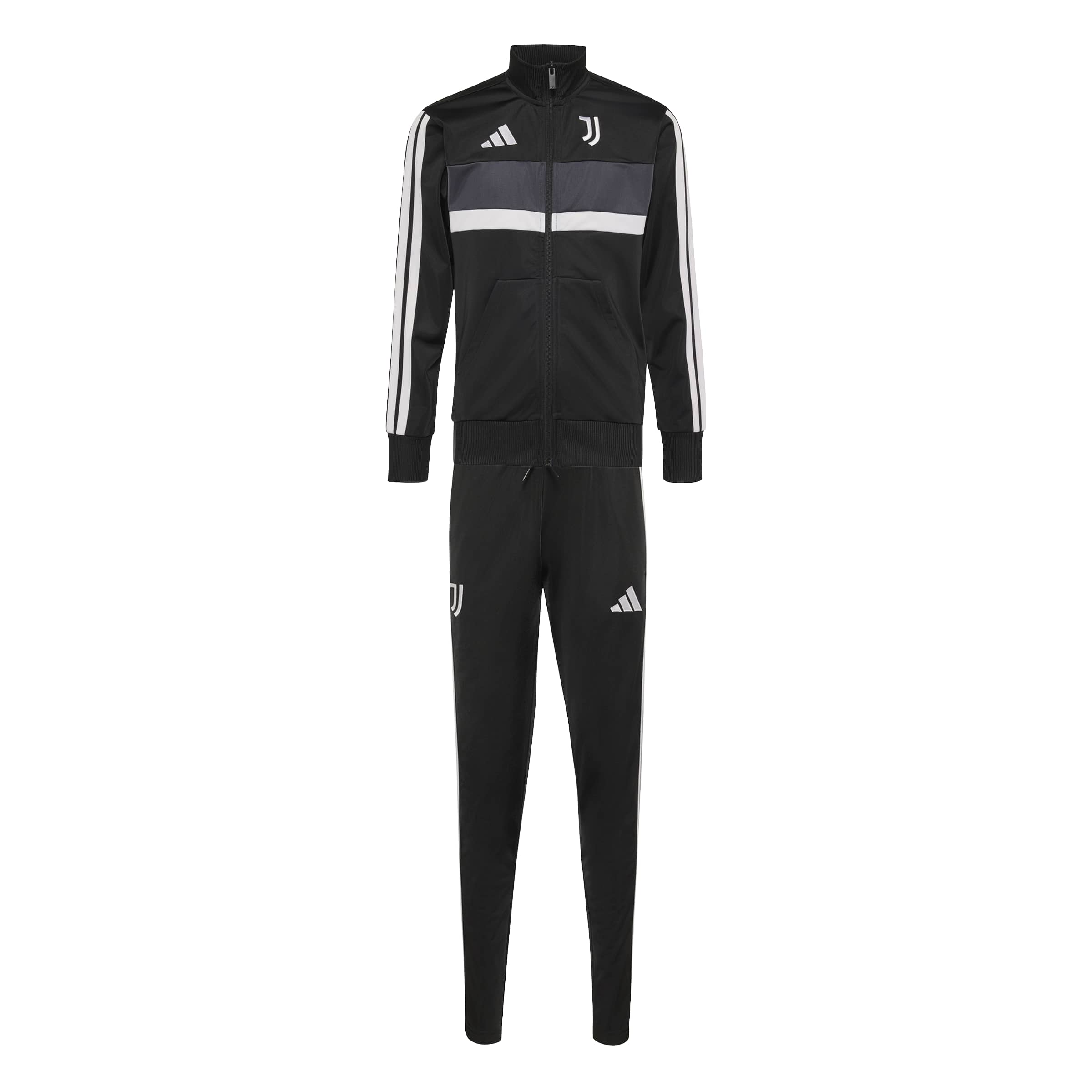 Adidas Juventus Trainingspak 2026-2027 Kids Zwart Wit Grijs