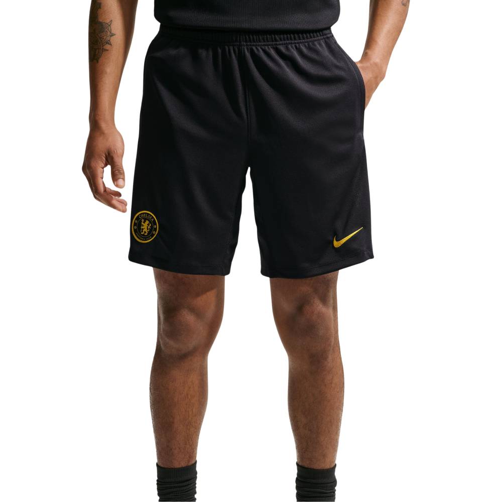Nike Chelsea Strike Trainingsbroekje 2026-2027 Donkerblauw Wit Goudgeel