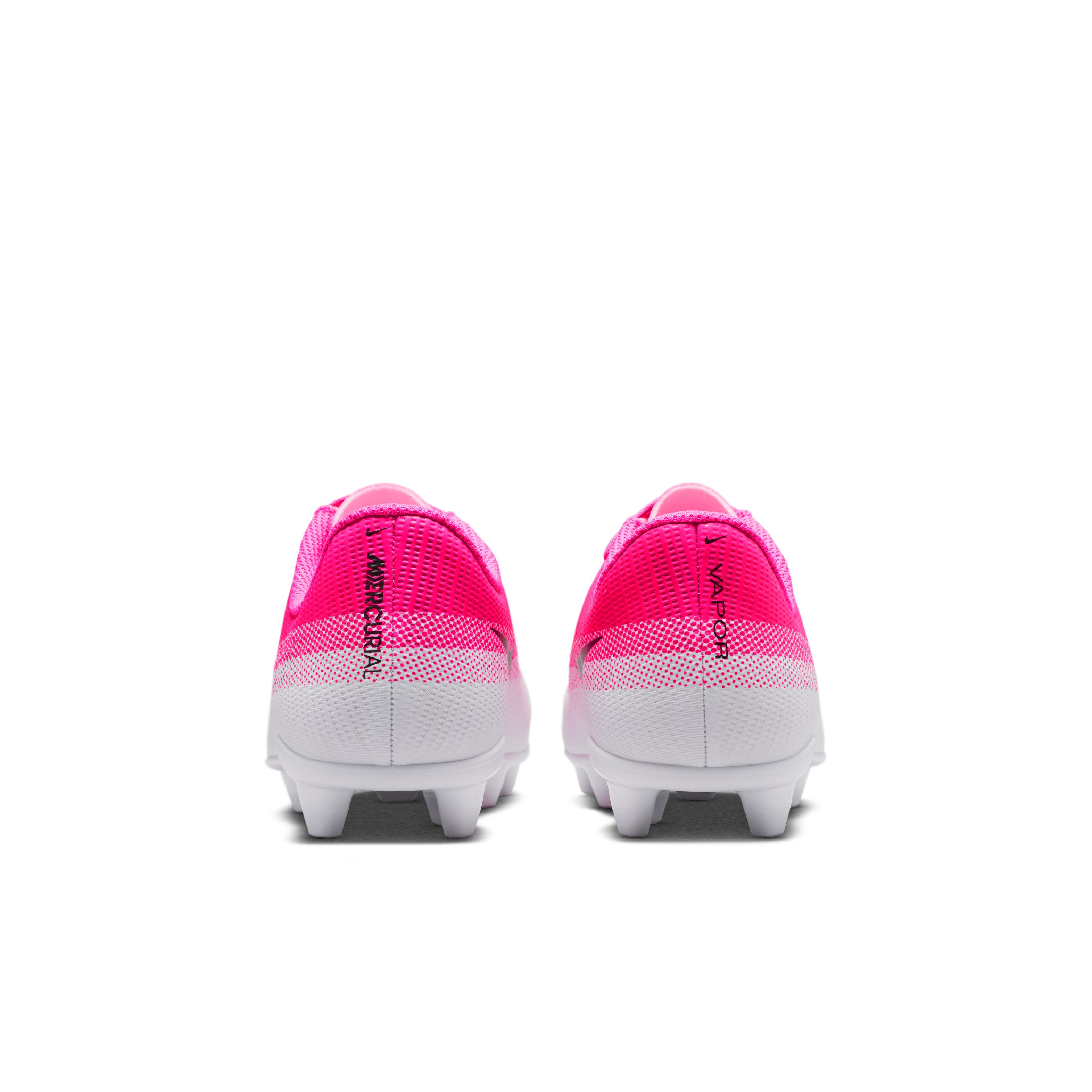 Nike Mercurial Vapor 17 Club Gras / Kunstgras Voetbalschoenen (MG) Kids Felroze Wit Zwart, foto 6