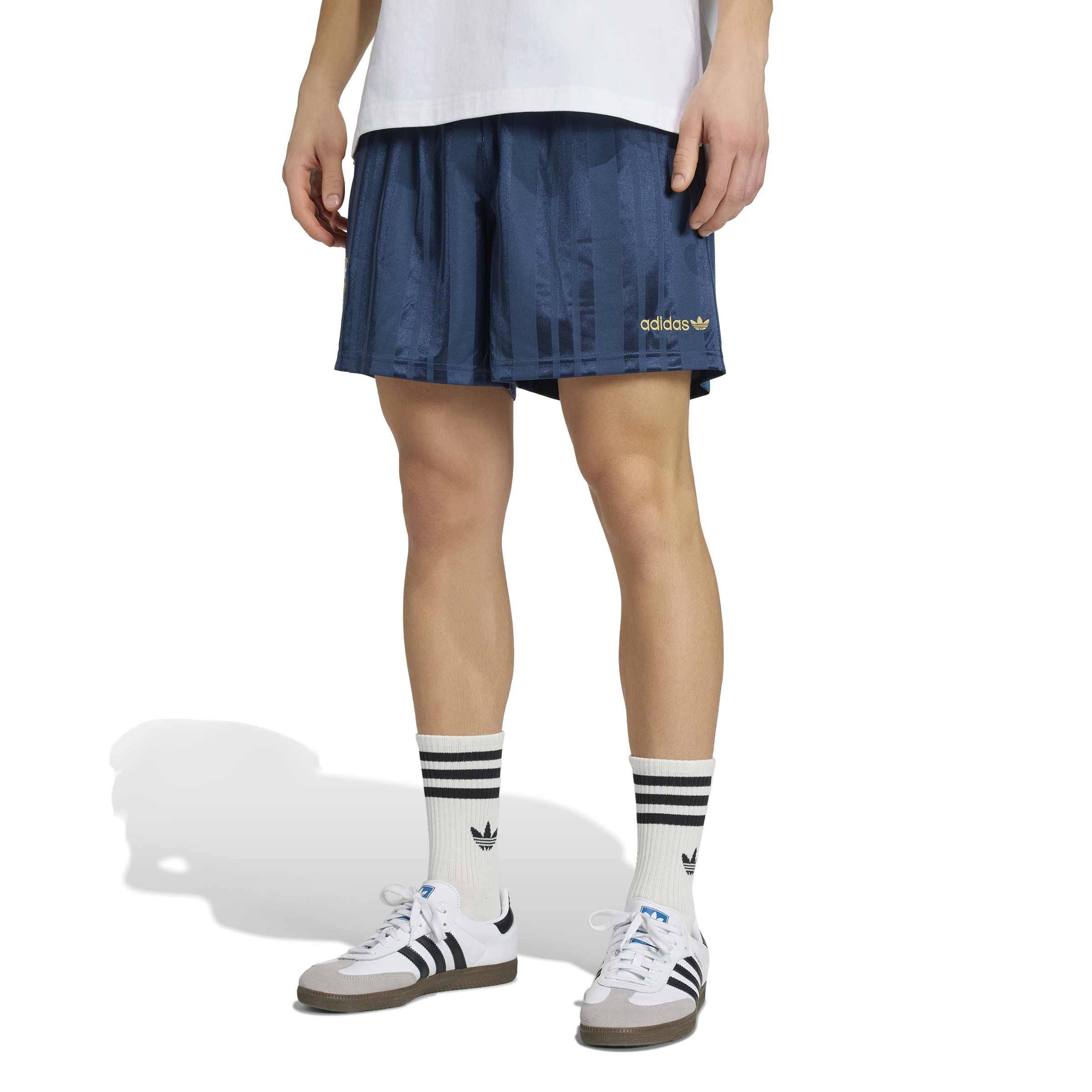 Adidas Argentini&euml; EQT Trainingsbroekje Donkerblauw Goud