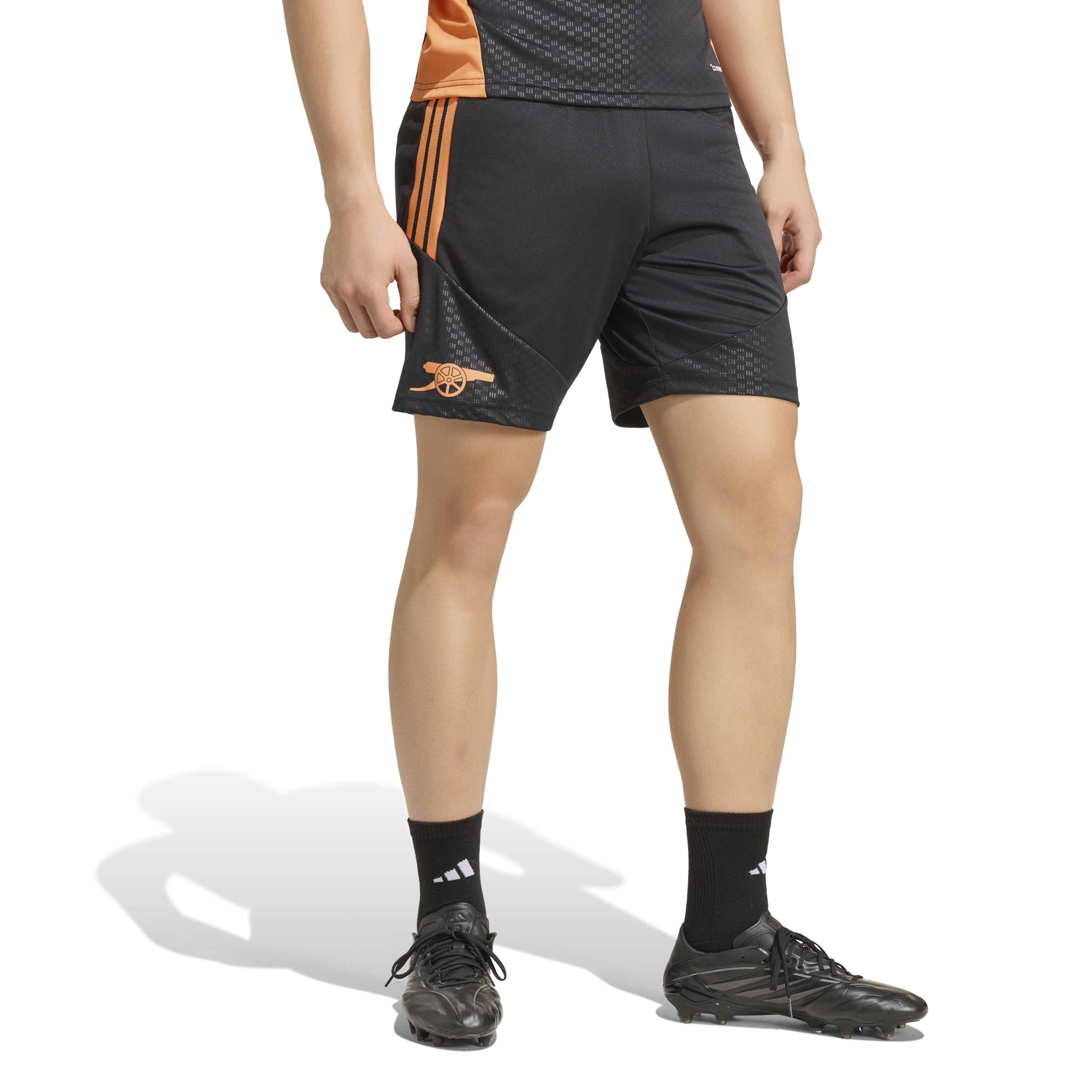 Adidas Arsenal Trainingsbroekje 2026-2027 Zwart Oranje