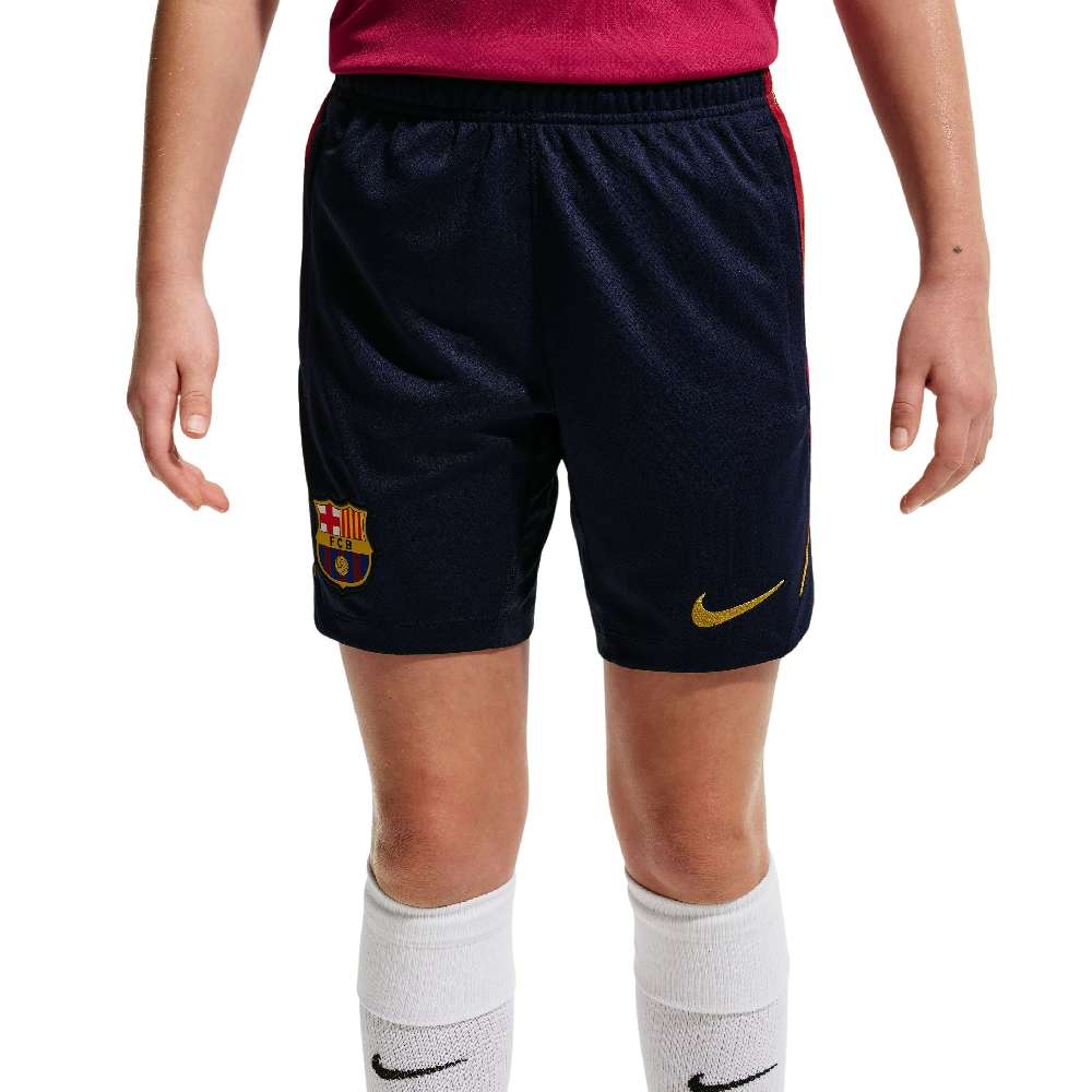 Nike FC Barcelona Strike Trainingsbroekje 2026-2027 Kids Donkerblauw Rood Geel