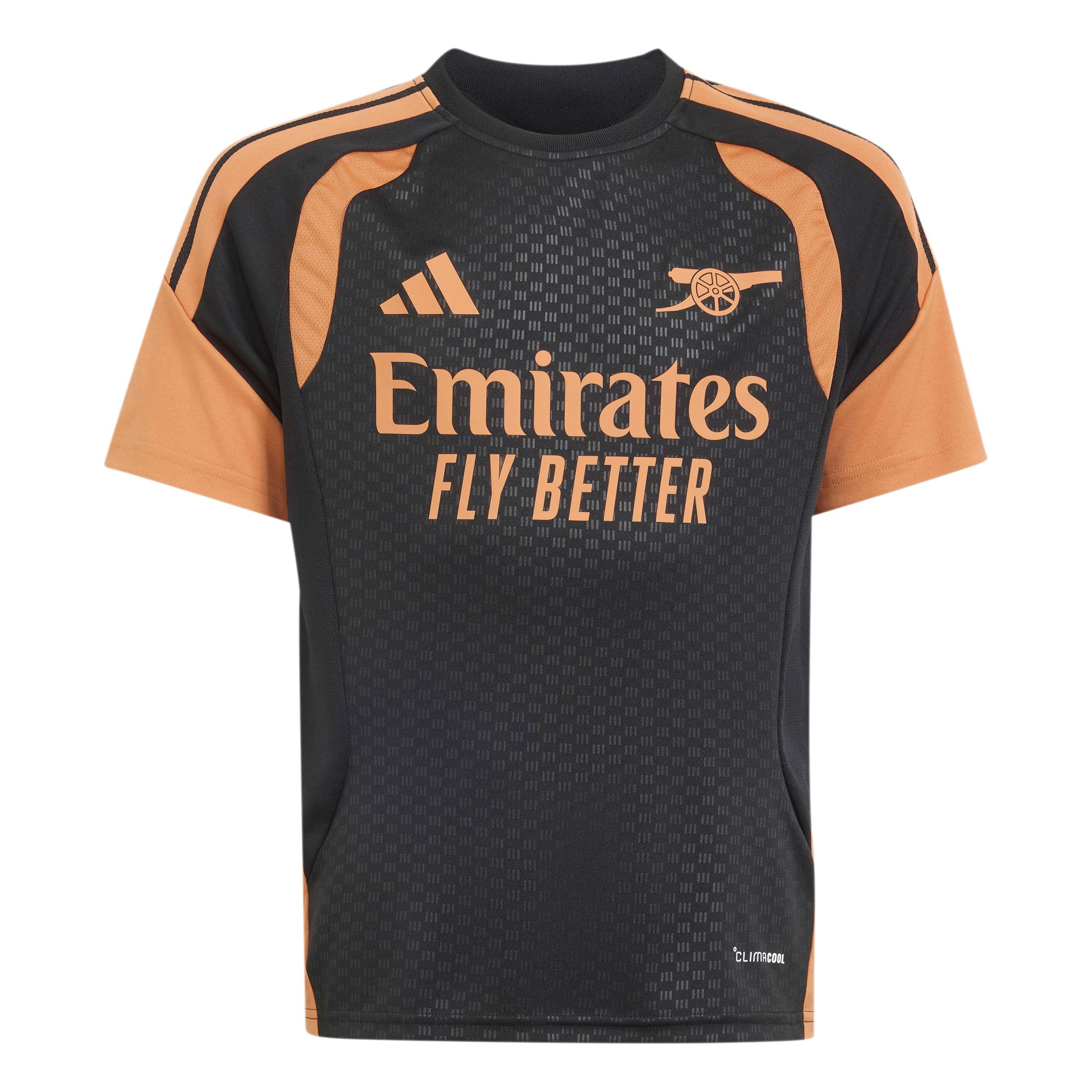 Adidas Arsenal Trainingsshirt 2026-2027 Kids Zwart Oranje
