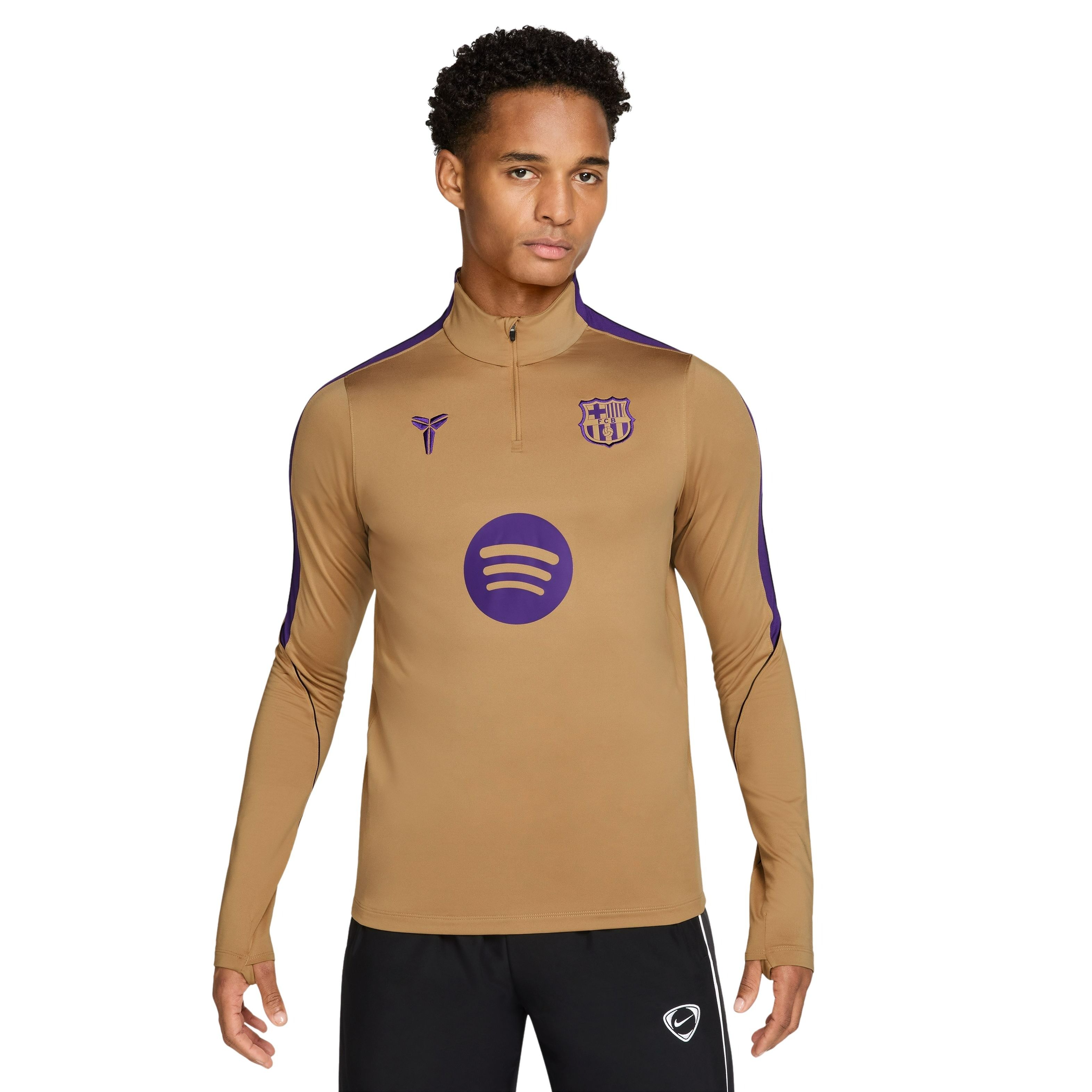 Nike FC Barcelona Strike Trainingstrui 1/4-Zip 2026-2027 Goud Paars
