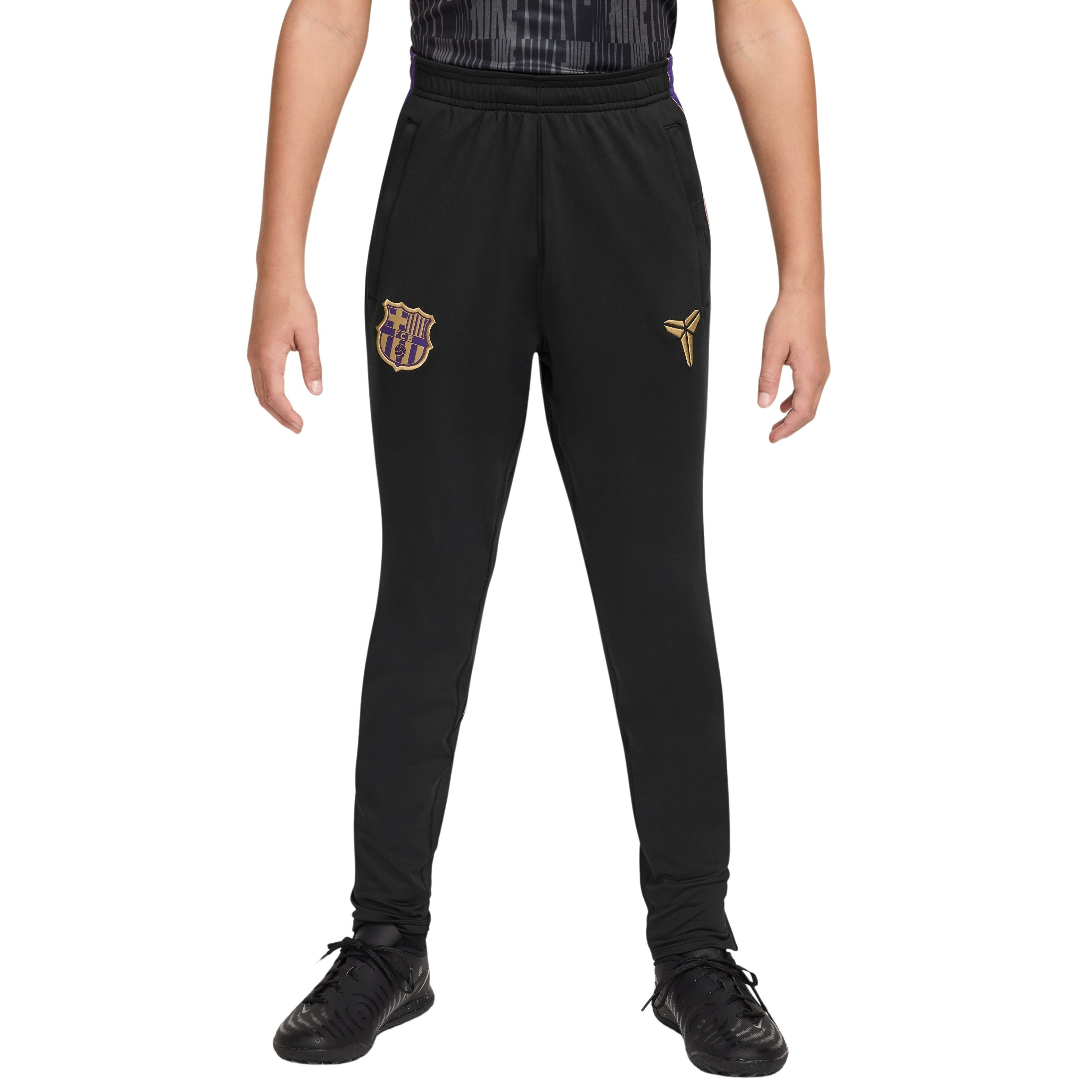 Nike FC Barcelona Strike Trainingsbroek 2026-2027 Kids Zwart Paars Goud