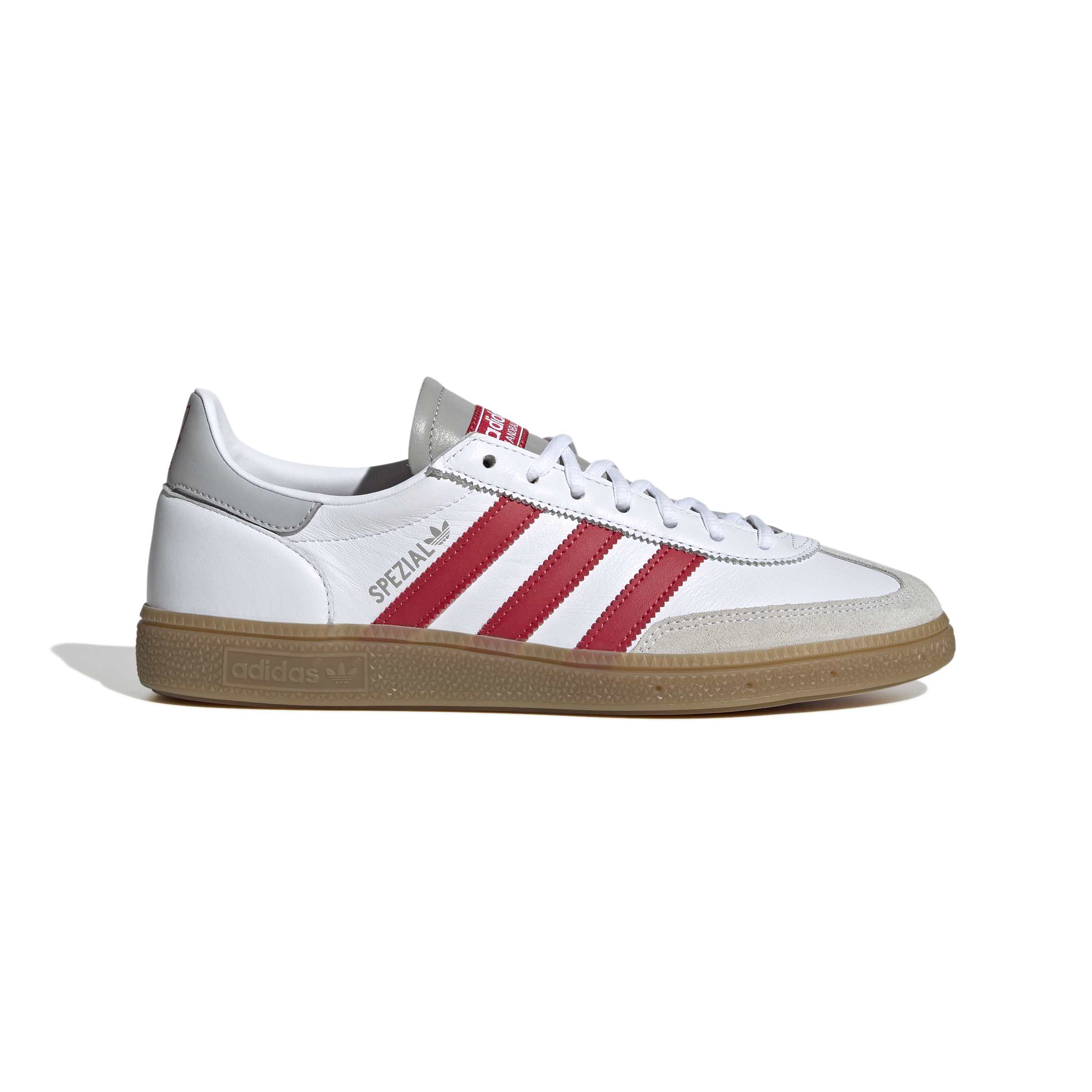 Adidas Handball Spezial Liverpool Sneakers Wit Rood Zilvergrijs