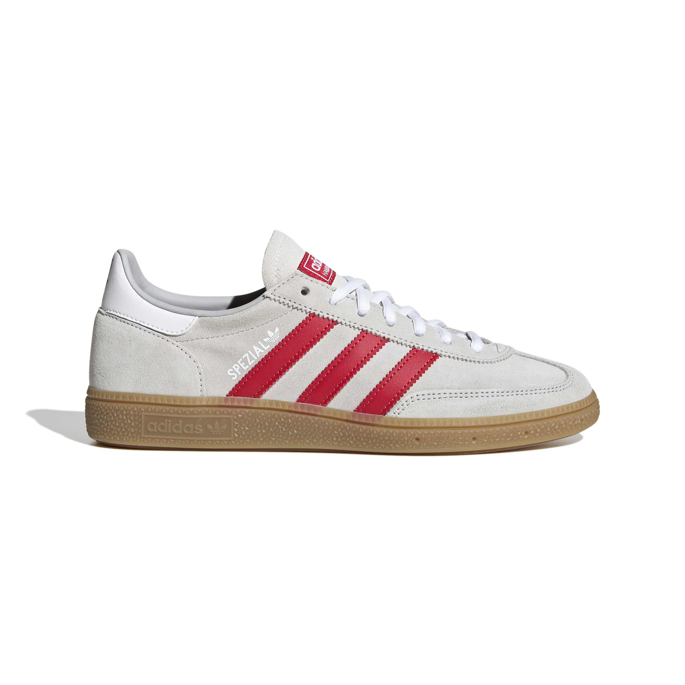 Adidas Handball Spezial Liverpool Sneakers Lichtgrijs Rood Wit