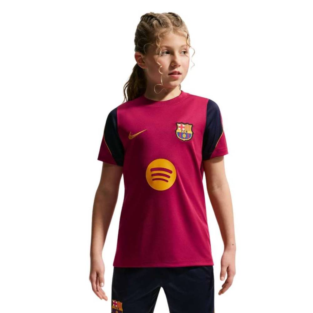 Nike FC Barcelona Strike Trainingsshirt 2026-2027 Kids Rood Donkerblauw Geel