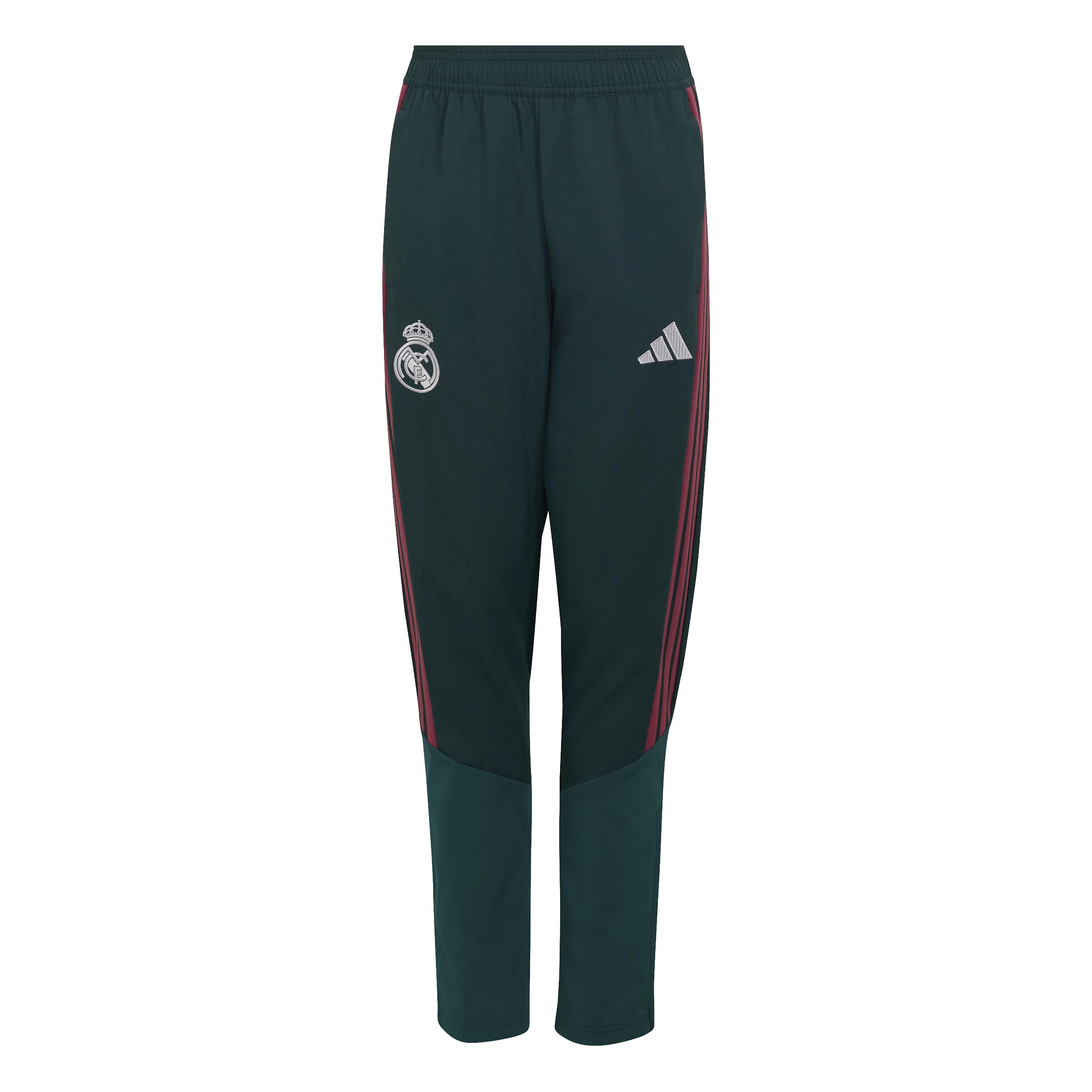 Adidas Real Madrid Presentatie Trainingsbroek 2026-2027 Kids Donkergroen Roze Wit