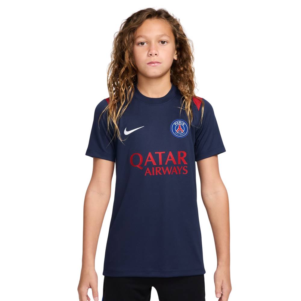 Nike Paris Saint-Germain Academy Pro Trainingsshirt 2026-2027 Kids Donkerblauw Rood Wit
