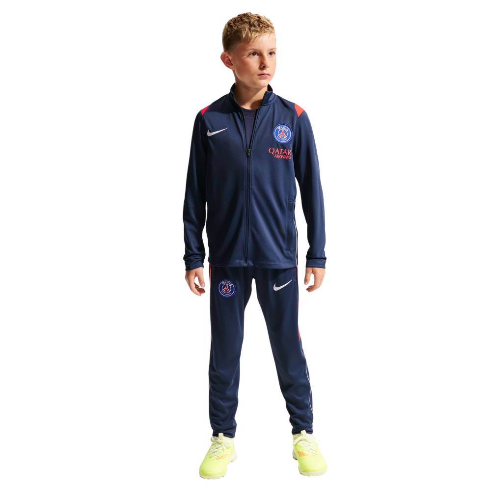 Nike Paris Saint-Germain Academy Pro Trainingspak 2026-2027 Kids Donkerblauw Rood Wit