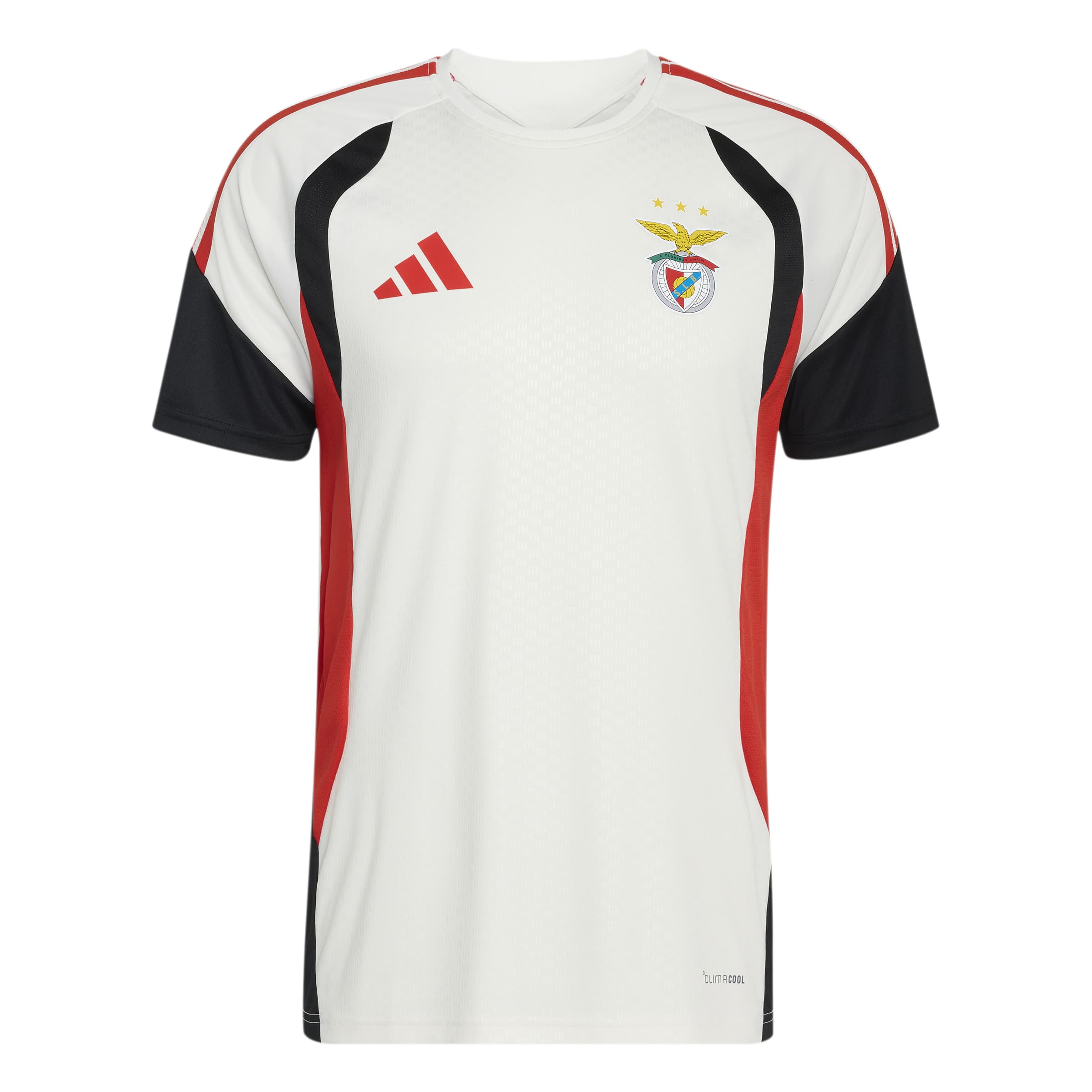 Adidas Benfica Trainingsshirt 2026-2027 Wit Zwart Rood