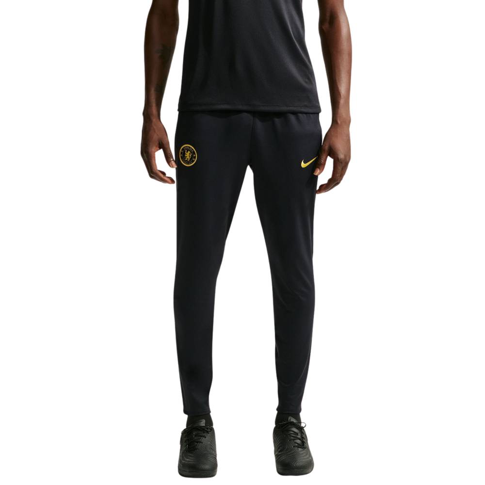 Nike Chelsea Strike Trainingsbroek 2026-2027 Donkerblauw Wit Goudgeel
