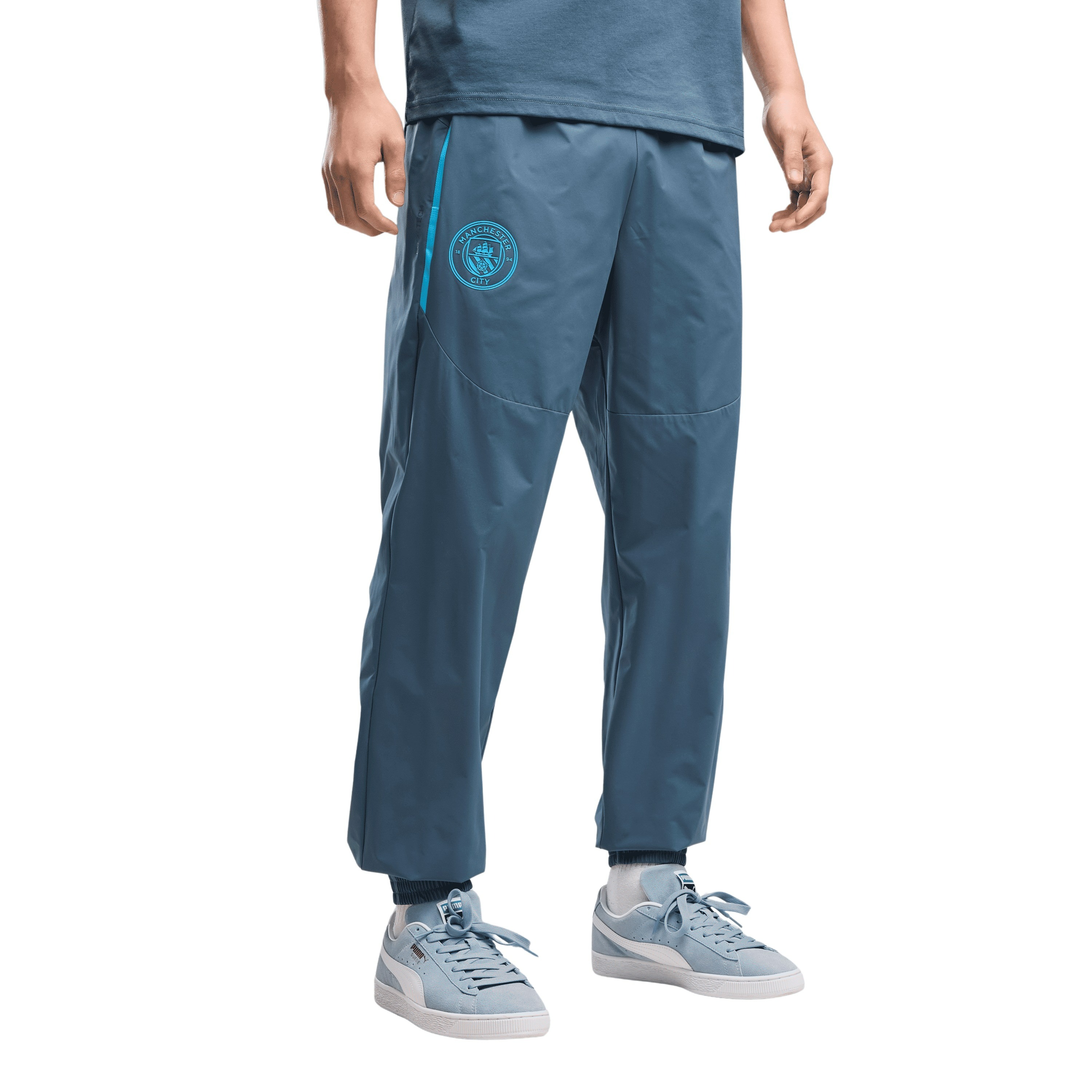 PUMA Manchester City tech Woven Trainingsbroek 2026-2027 Donkerblauw Blauw
