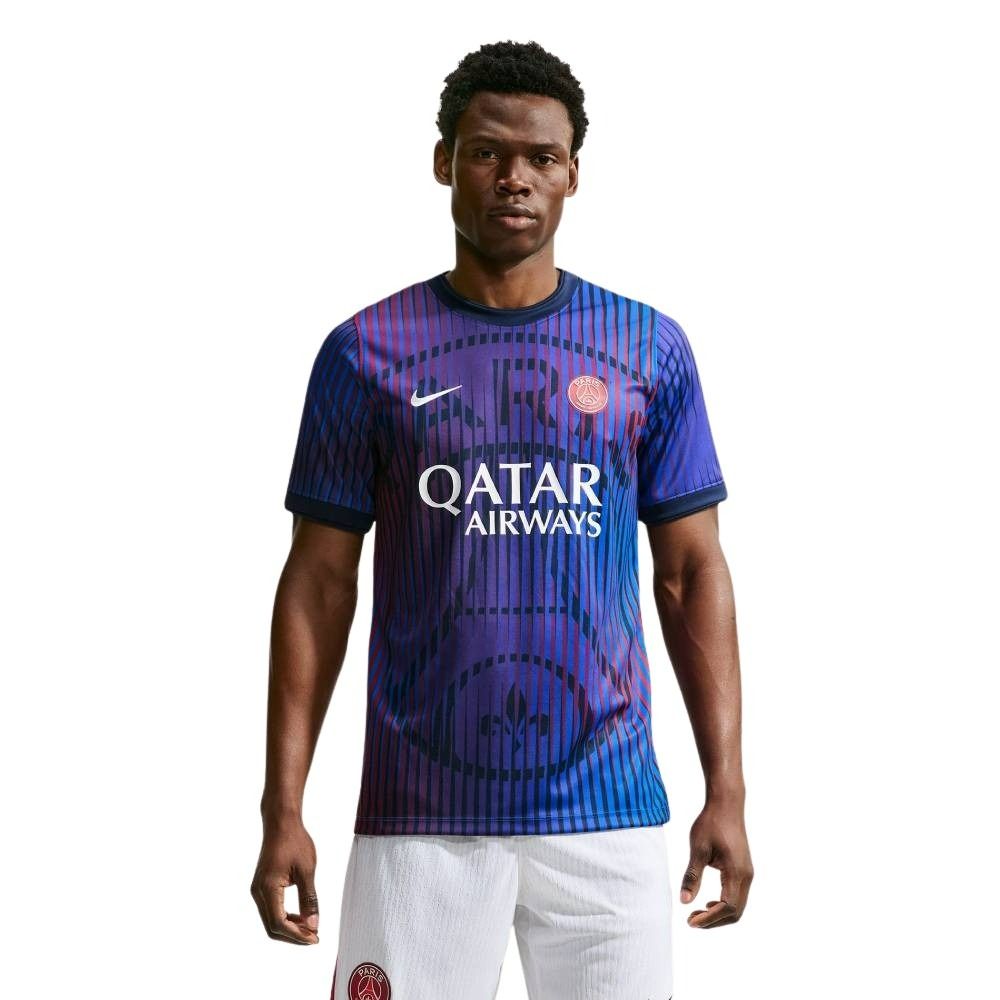 Nike Paris Saint-Germain Pre-Match Trainingsshirt 2026-2027 Donkerblauw Wit
