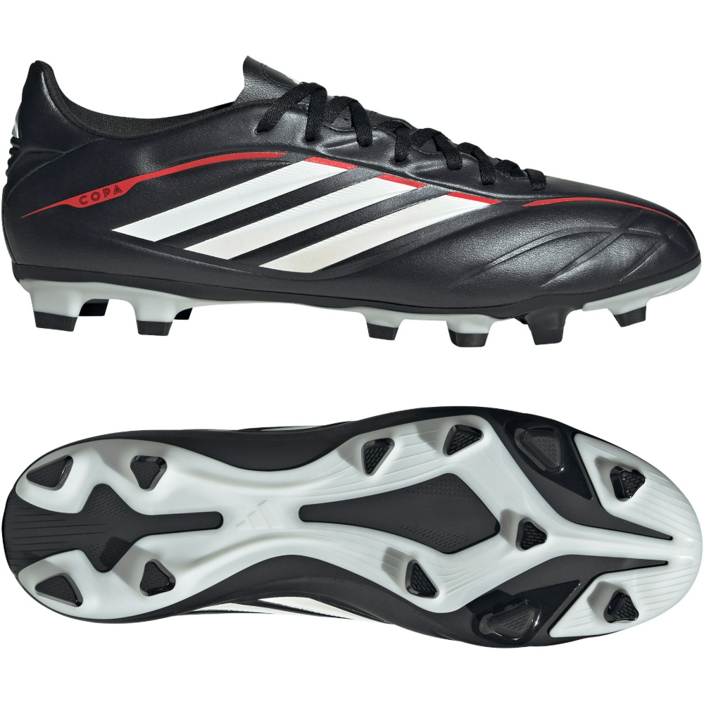 Adidas Copa Pure IV Club Gras / Kunstgras Voetbalschoenen (MG) Zwart Wit Rood