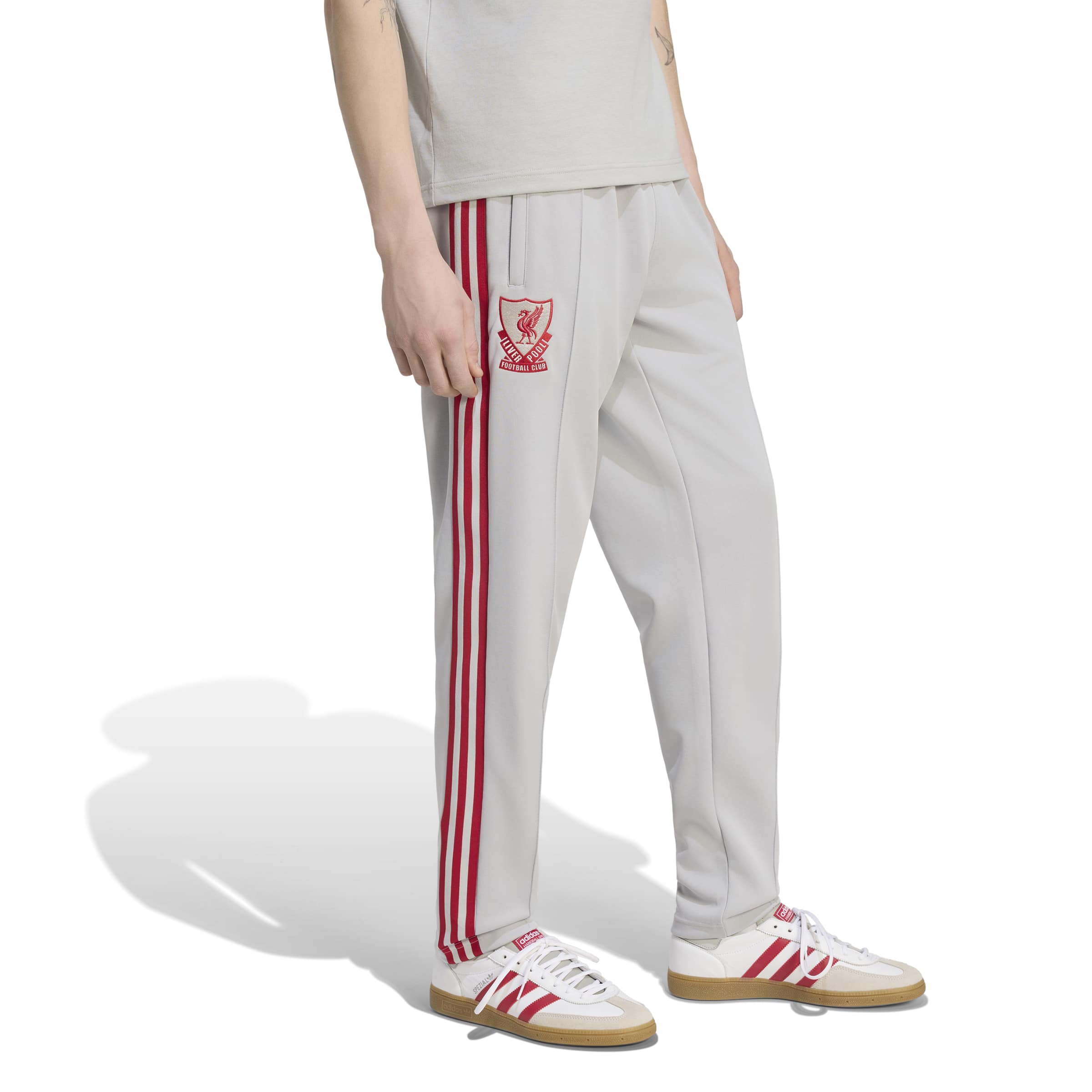 Adidas Liverpool Originals Trainingsbroek Grijs Rood