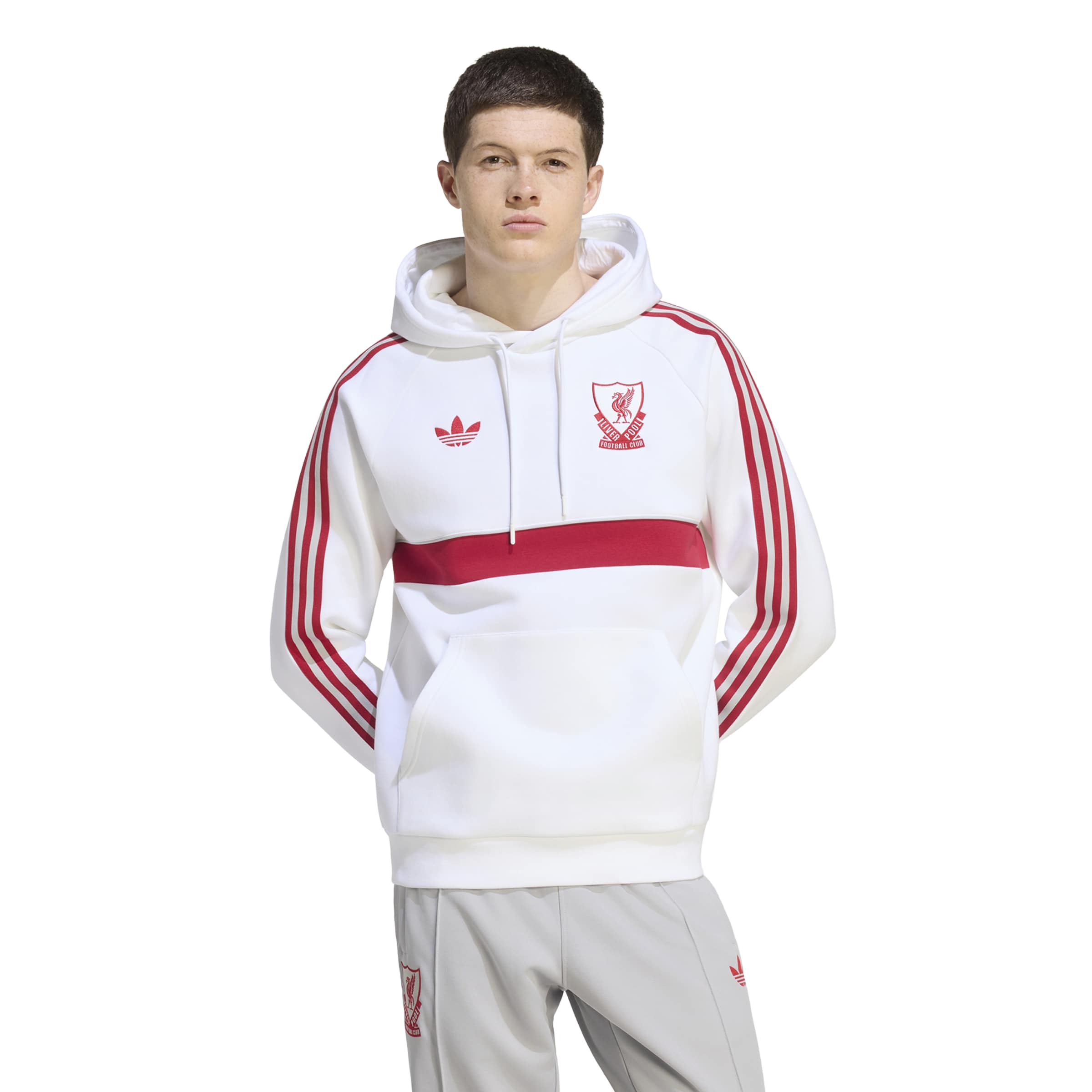 Adidas Liverpool Originals Hoodie Wit Rood