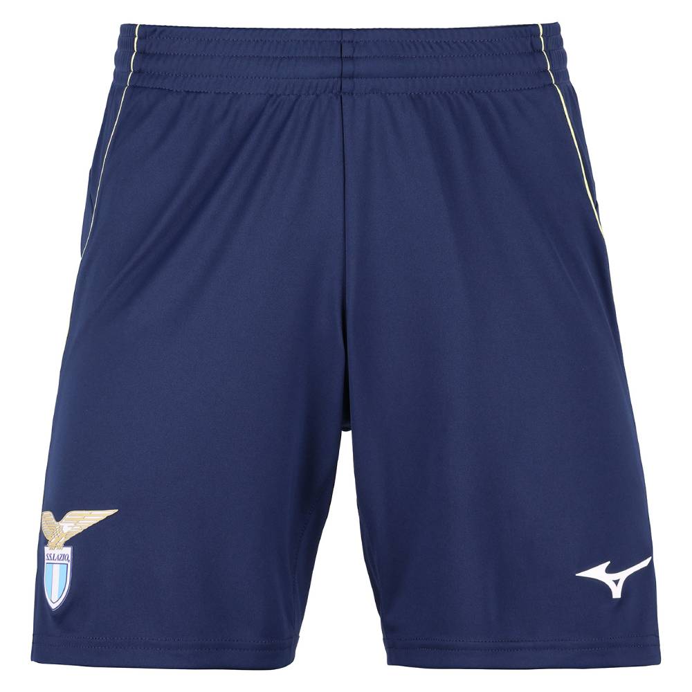 Mizuno Lazio Roma Trainingsbroekje 2026-2027 Donkerblauw Lichtgeel Wit