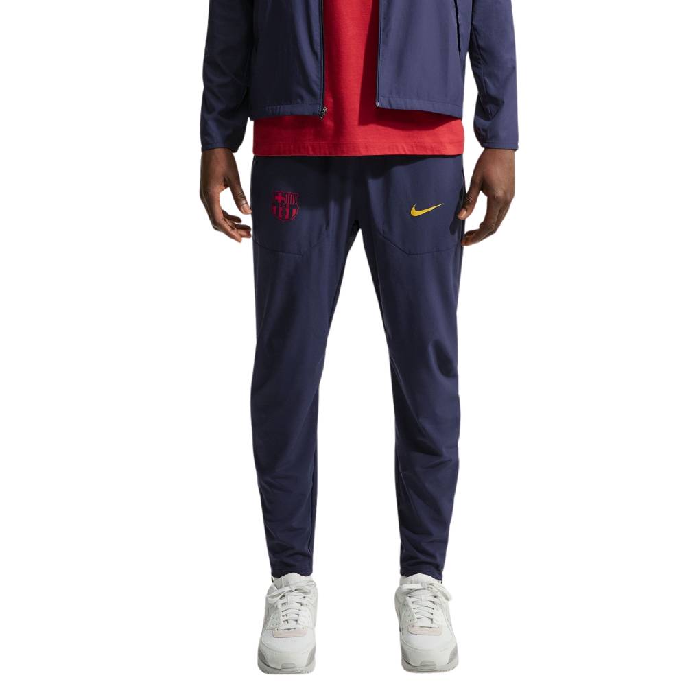 Nike FC Barcelona City Side Trainingsbroek 2026-2027 Donkerblauw Goudgeel Roze