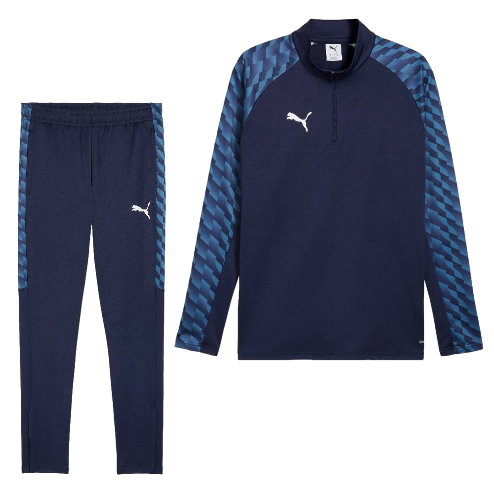PUMA TeamLIGA26 Trainingspak 1/4-Zip Donkerblauw