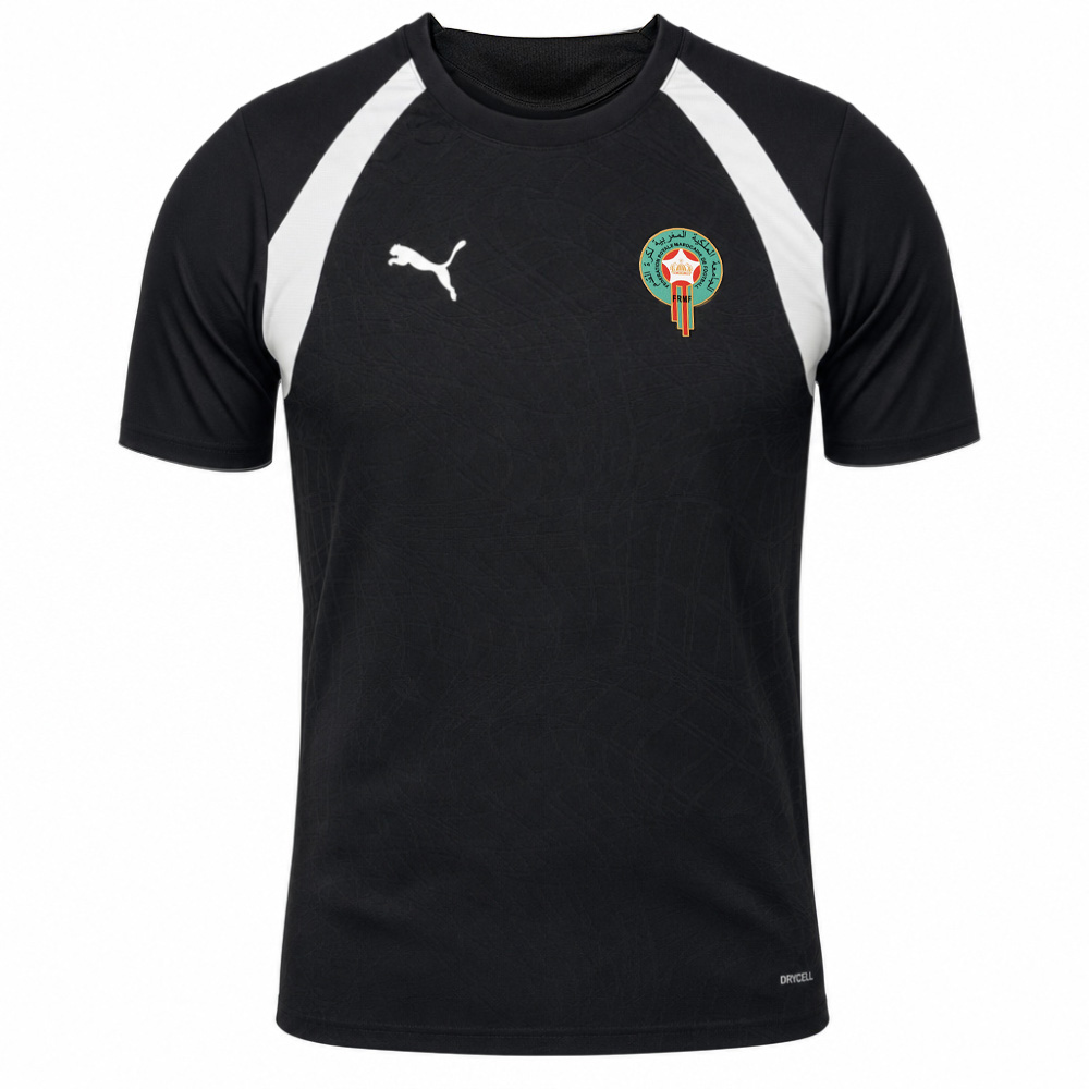 PUMA Marokko Trainingsshirt 2026-2028 Zwart Wit