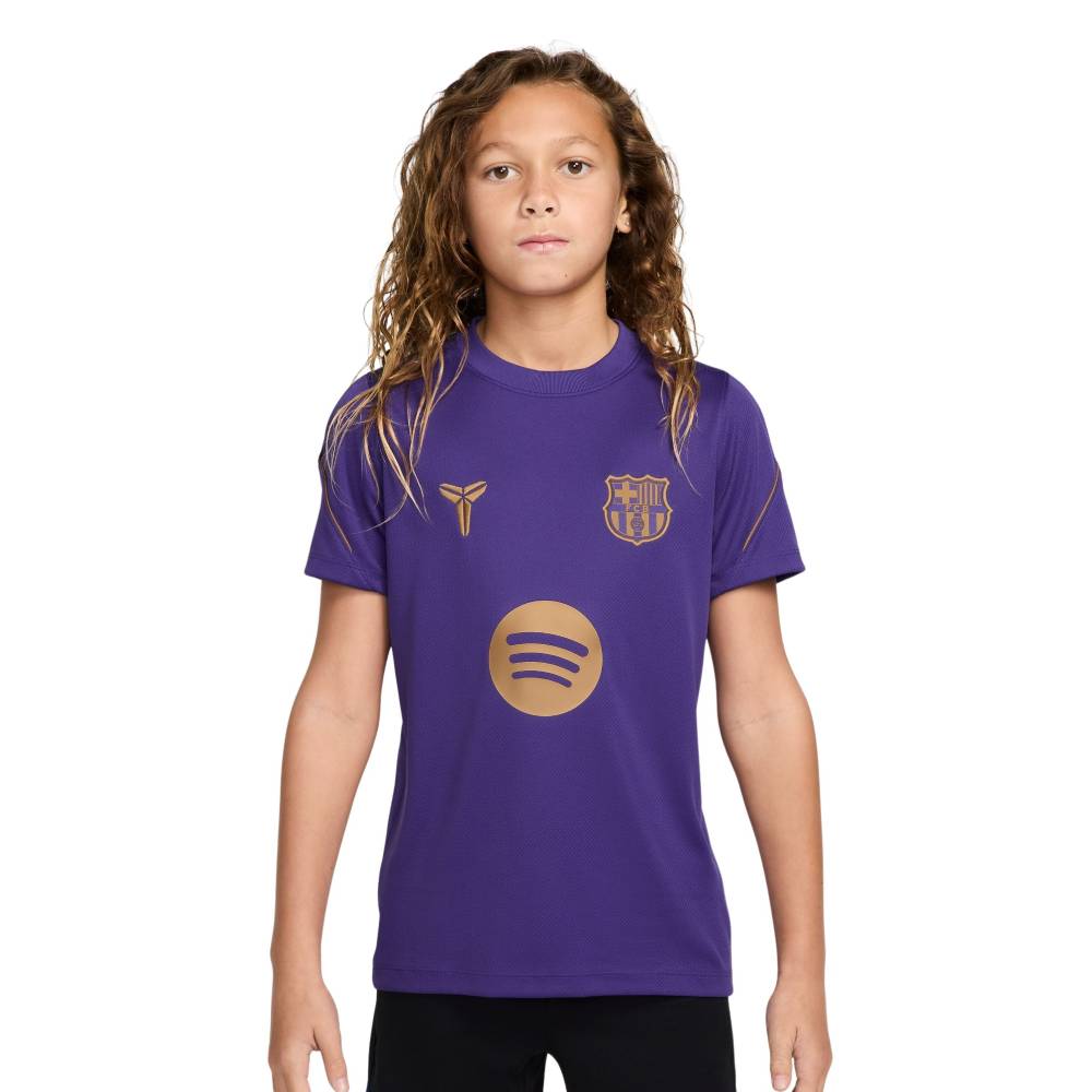 Nike FC Barcelona Strike Trainingsshirt 2026-2027 Kids Paars Goud Zwart