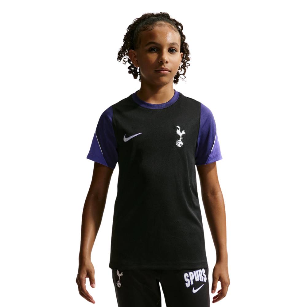 Nike Tottenham Hotspur Strike Trainingsshirt 2026-2027 Kids Zwart Paars Wit