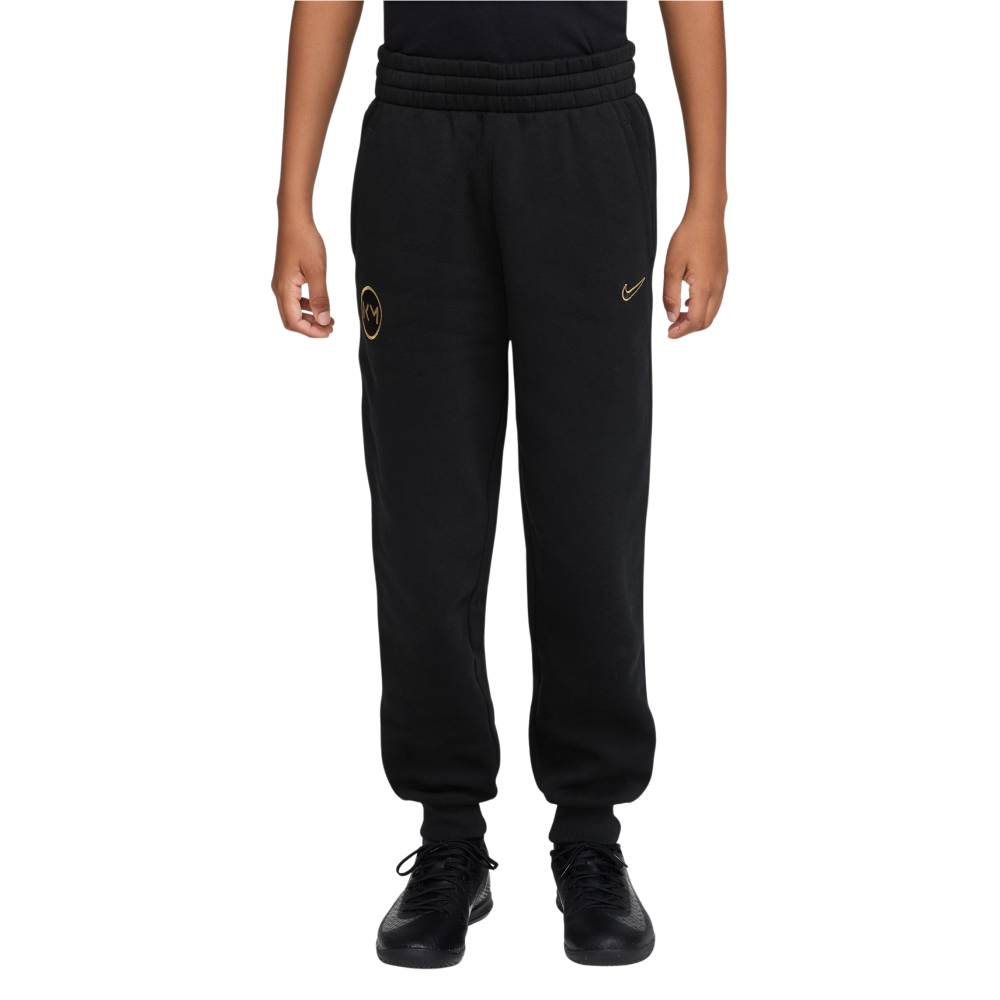 Nike Kylian Mbappe Club Fleece Joggingbroek Kids Zwart Goud