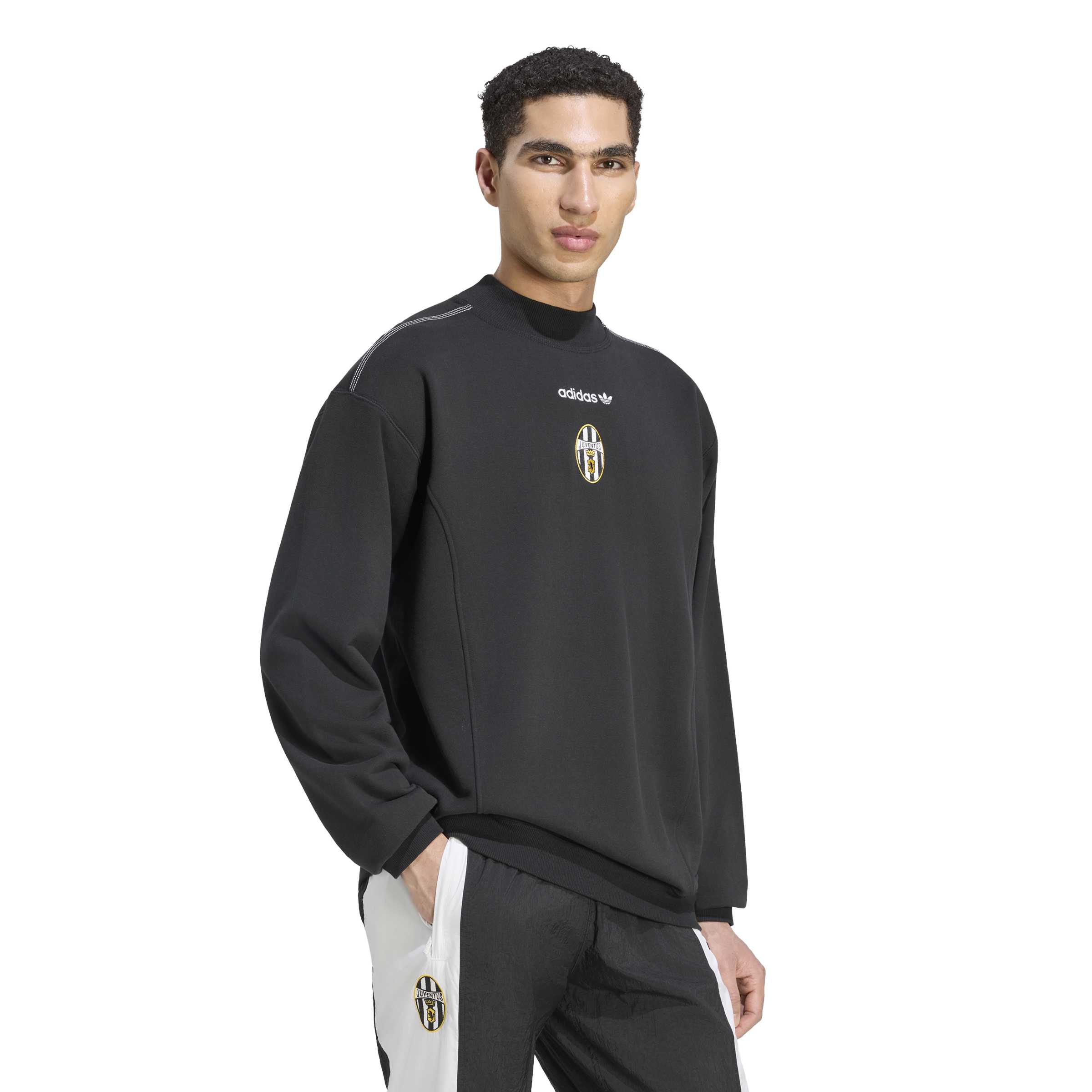 Adidas Juventus EQT Crew Sweater 2026-2027 Zwart Wit