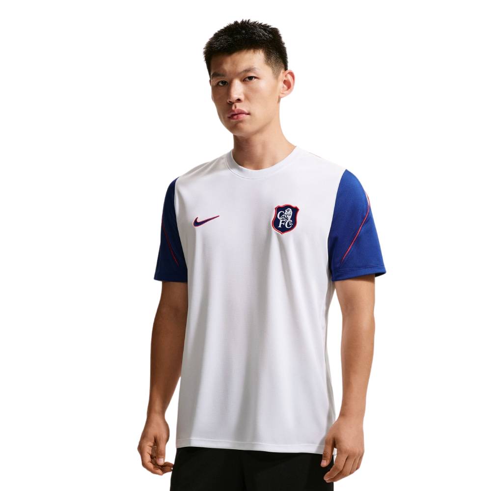 Nike Chelsea Strike Trainingsshirt 2026-2027 Wit Blauw