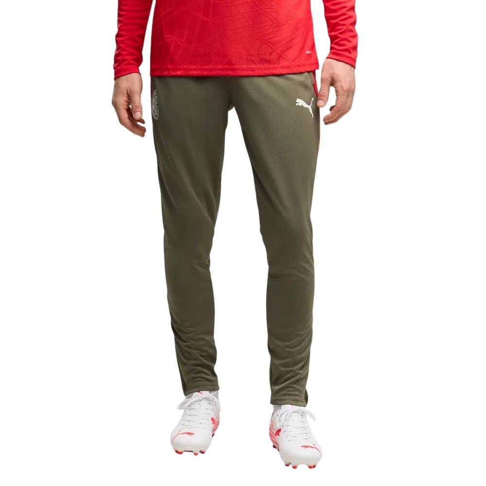PUMA AC Milan Trainingsbroek 2026-2027 Donkergroen Rood Wit