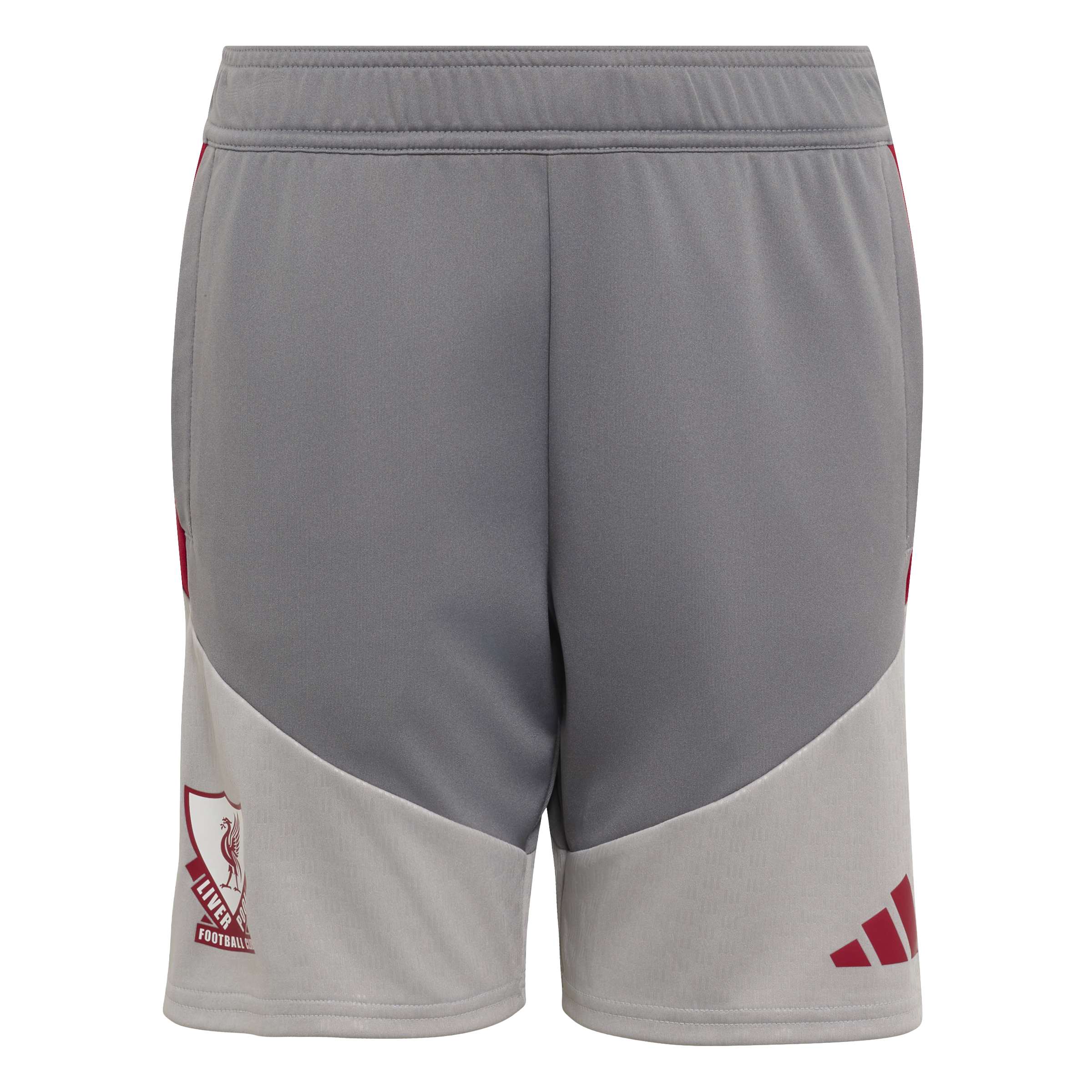 Adidas Liverpool Europees Trainingsbroekje 2026-2027 Kids Grijs Rood Wit