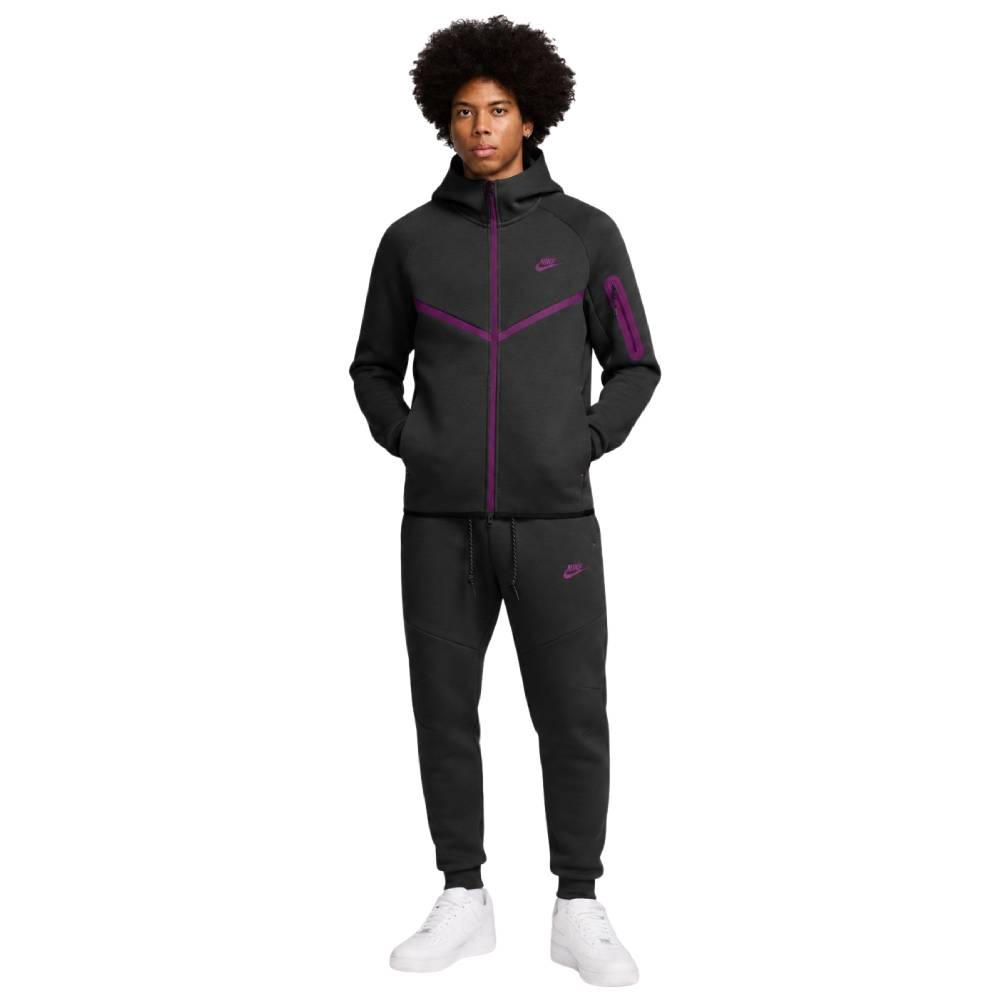 Nike Tech Fleece Sportswear Trainingspak Zwart Paars