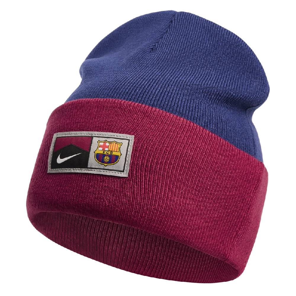 Nike FC Barcelona Peak Beanie 2026-2027 Blauw Rood