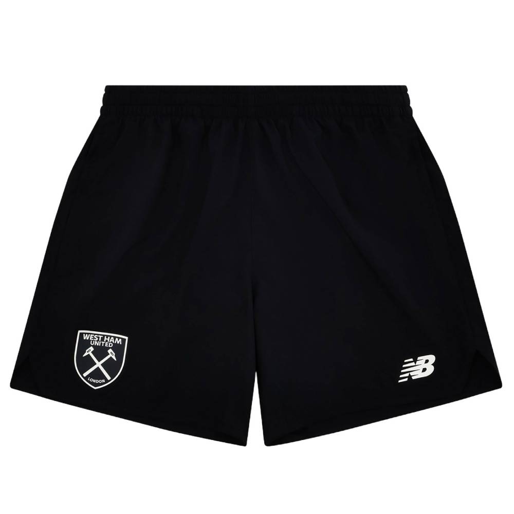 New Balance West Ham United Woven Trainingsbroekje 2026-2027 Zwart Wit