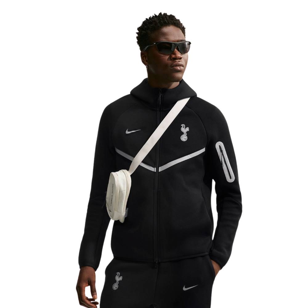 Nike Tottenham Hotspur Tech Fleece Vest 2026-2027 Zwart Zilver