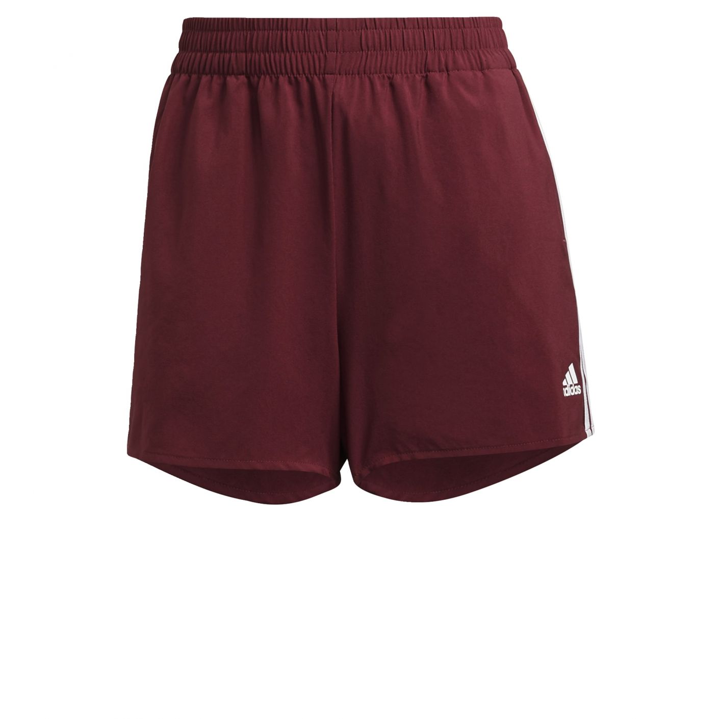 adidas Designed 2 Move Woven 3-Stripes Sportshort Dames Rood