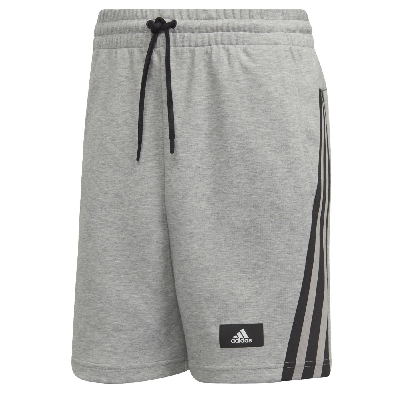 adidas Short Badge of Sport French Terry grijs/wit - Voetbal shop