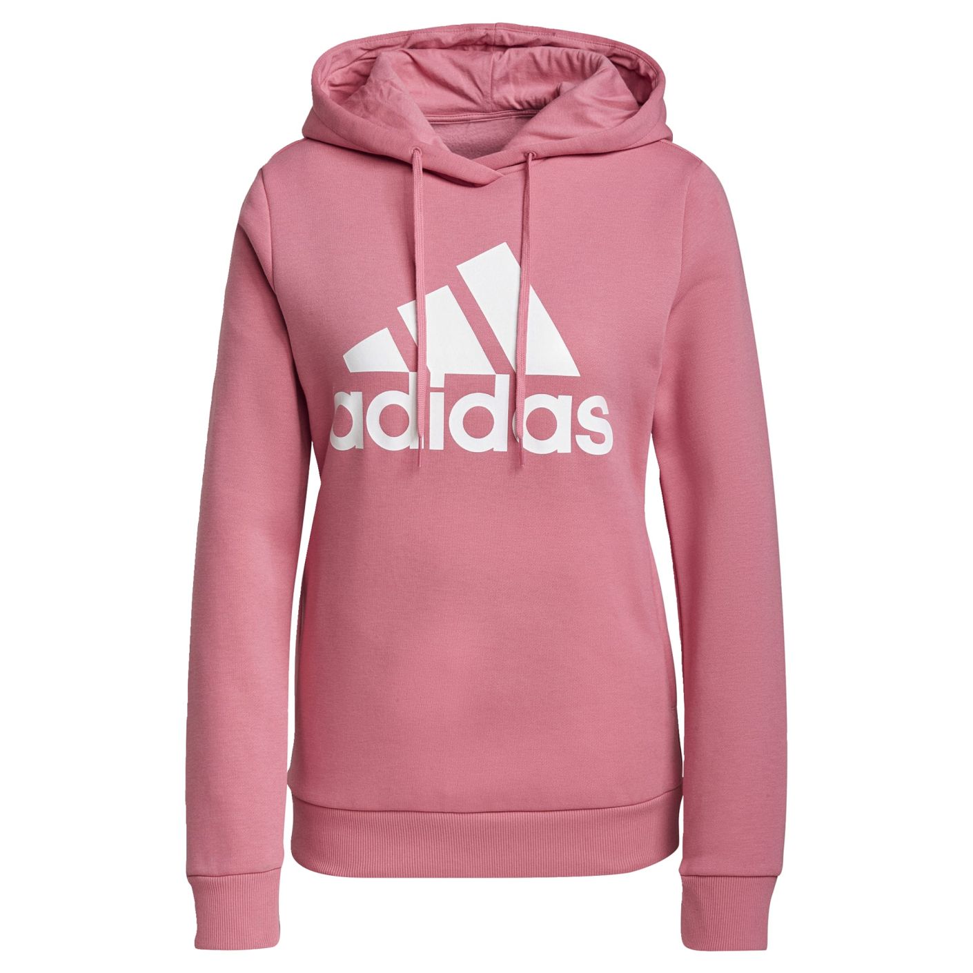 adidas LOUNGEWEAR Essentials Logo Fleece Hoodie Dames Roze