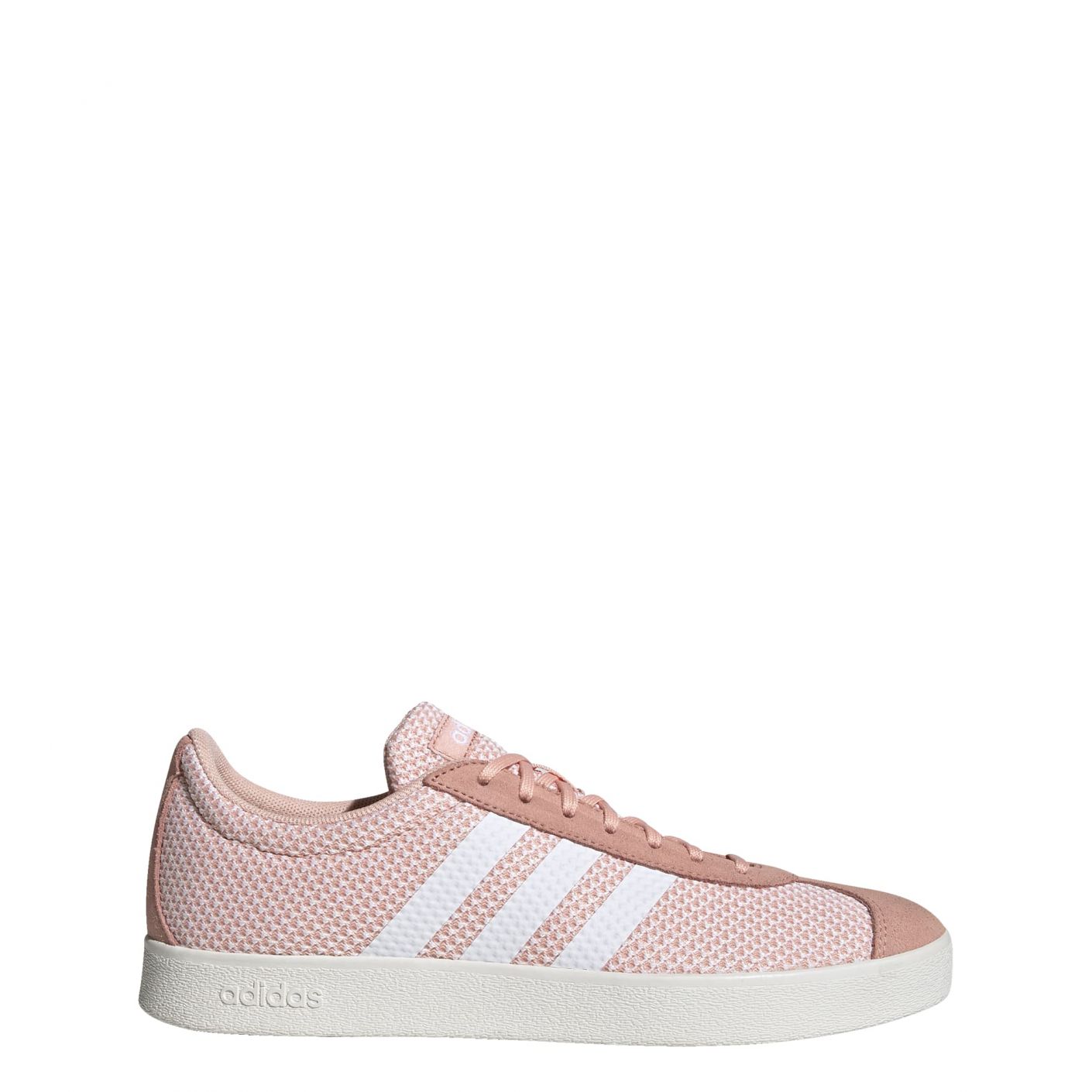 adidas VL Court 2.0 Sneaker Dames Roze Wit