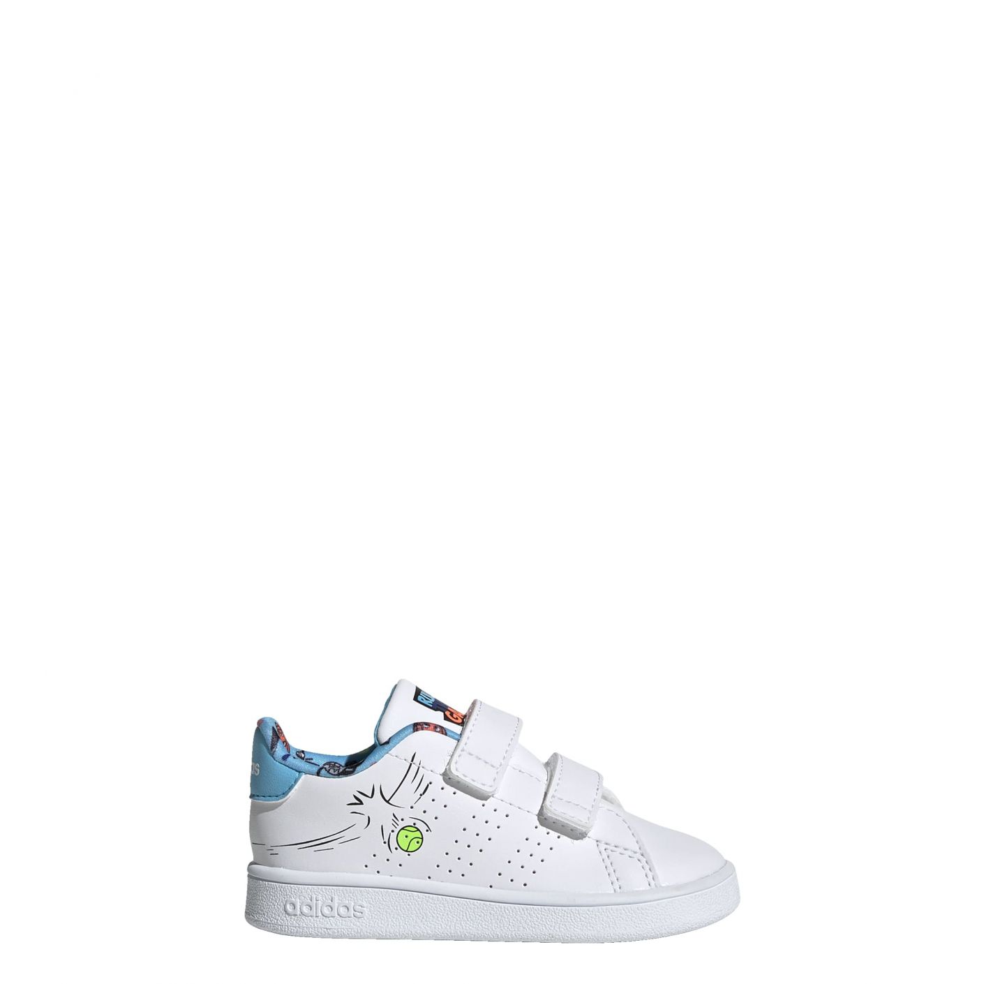 adidas Advantage Schoenen Peuters Wit Blauw