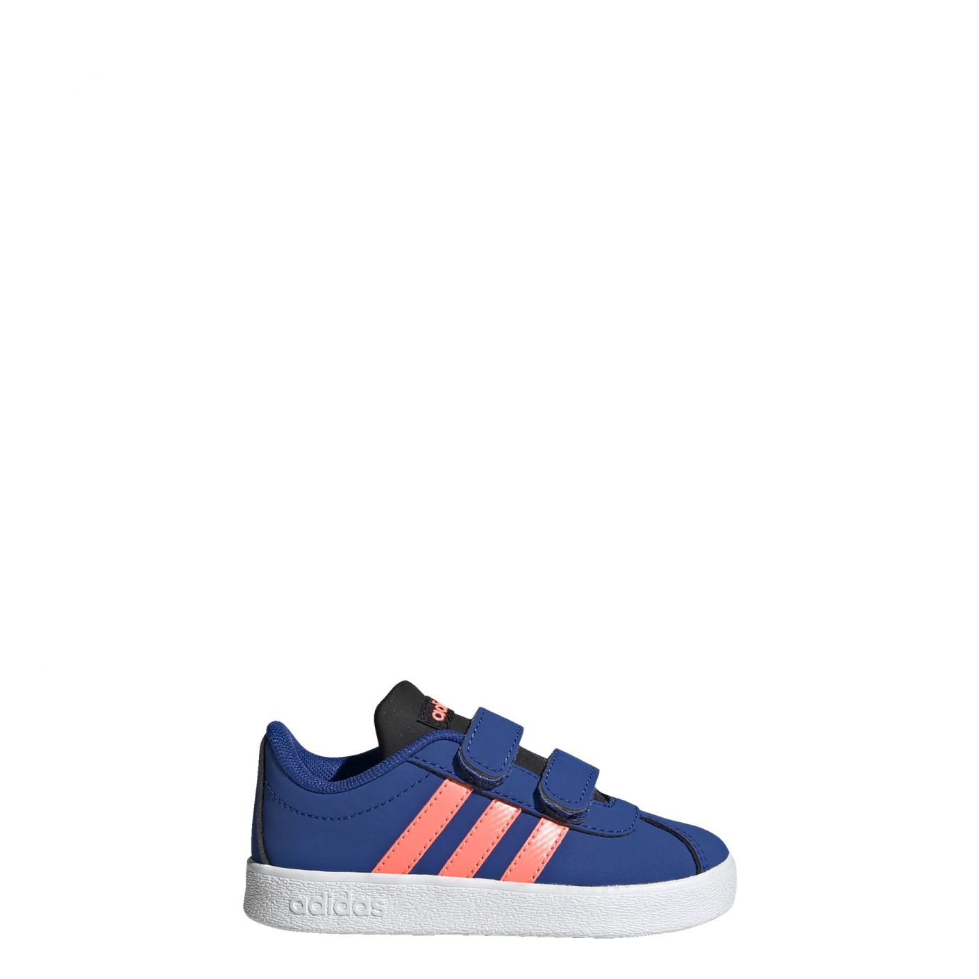 adidas VL Court 2.0 Sneaker Blauw Oranje Zwart Wit