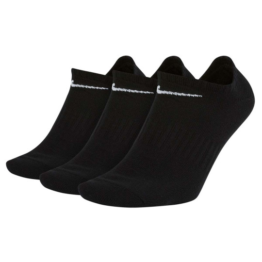 Nike Everyday Lightweight Enkelsokken 3 Pack Zwart