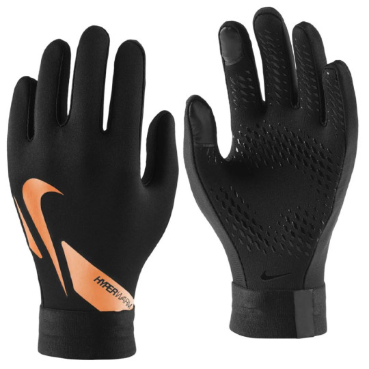 Nike Academy Hyperwarm Handschoenen Kids Zwart Oranje